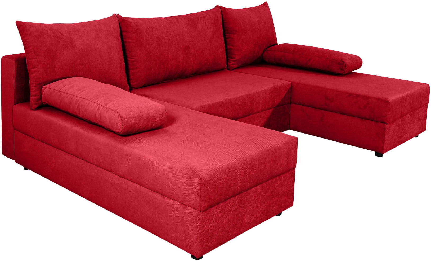 COLLECTION AB Paysage de salon »Pico U-Form« Wohnlandschaft,2 X Ottomane,Polyätherschaum Polsterung