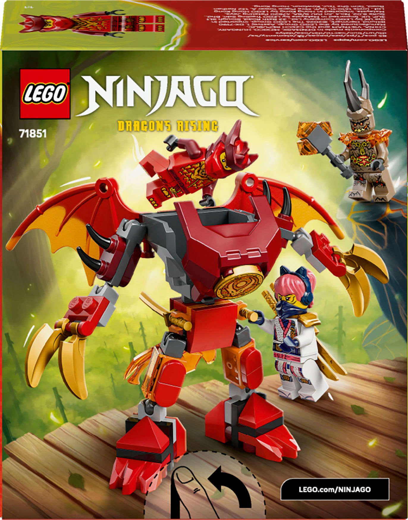 LEGO® Pions de construction »Kais Drachen-Mech Battle Set (71851), LEGO Ninjago«