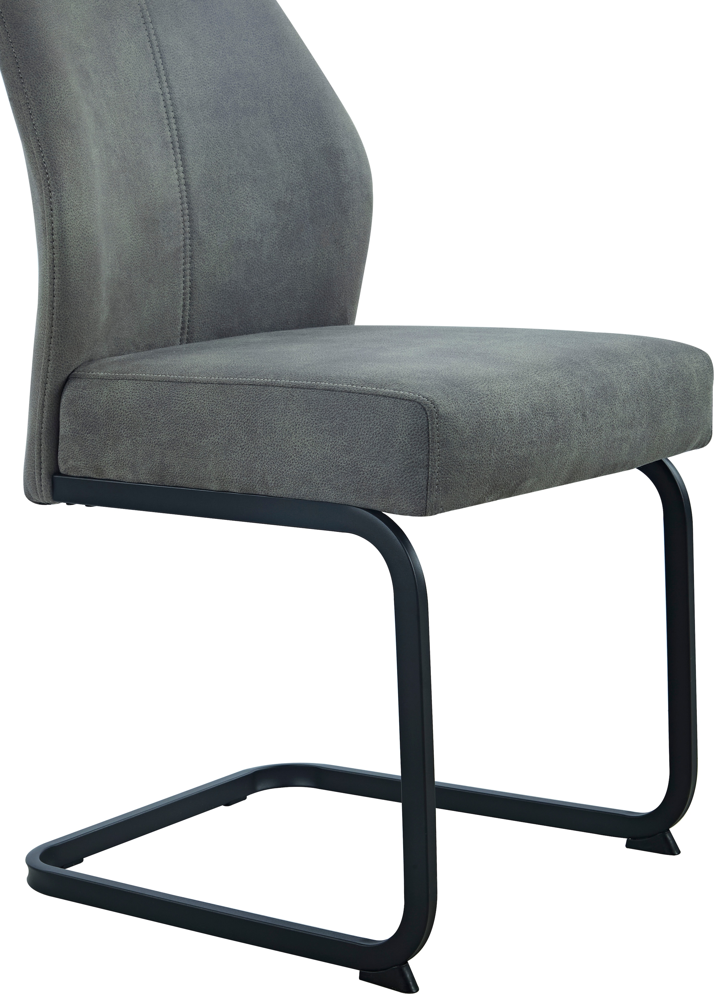 HELA Essgruppe »ILLER« Set, 5 tlg. 5tlg., Baumkante 46mm, X-Gestell, Schwingstuhl, Federkorb