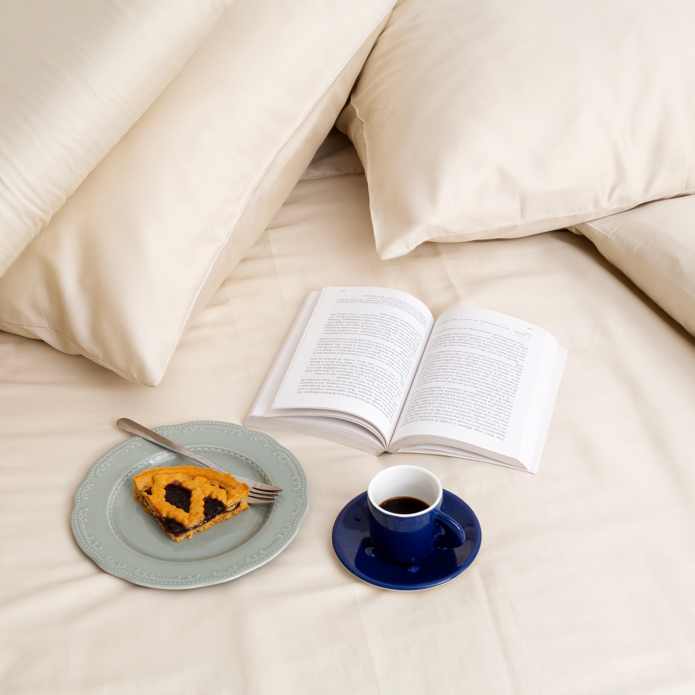 Wolkenfeld Housse de coussin »Mako-Satin Baumwolle Kopfkissenbezug - Premium Kissenbezug« Grösse 80x80 und 40x80 cm; versteckter Reissverschluss