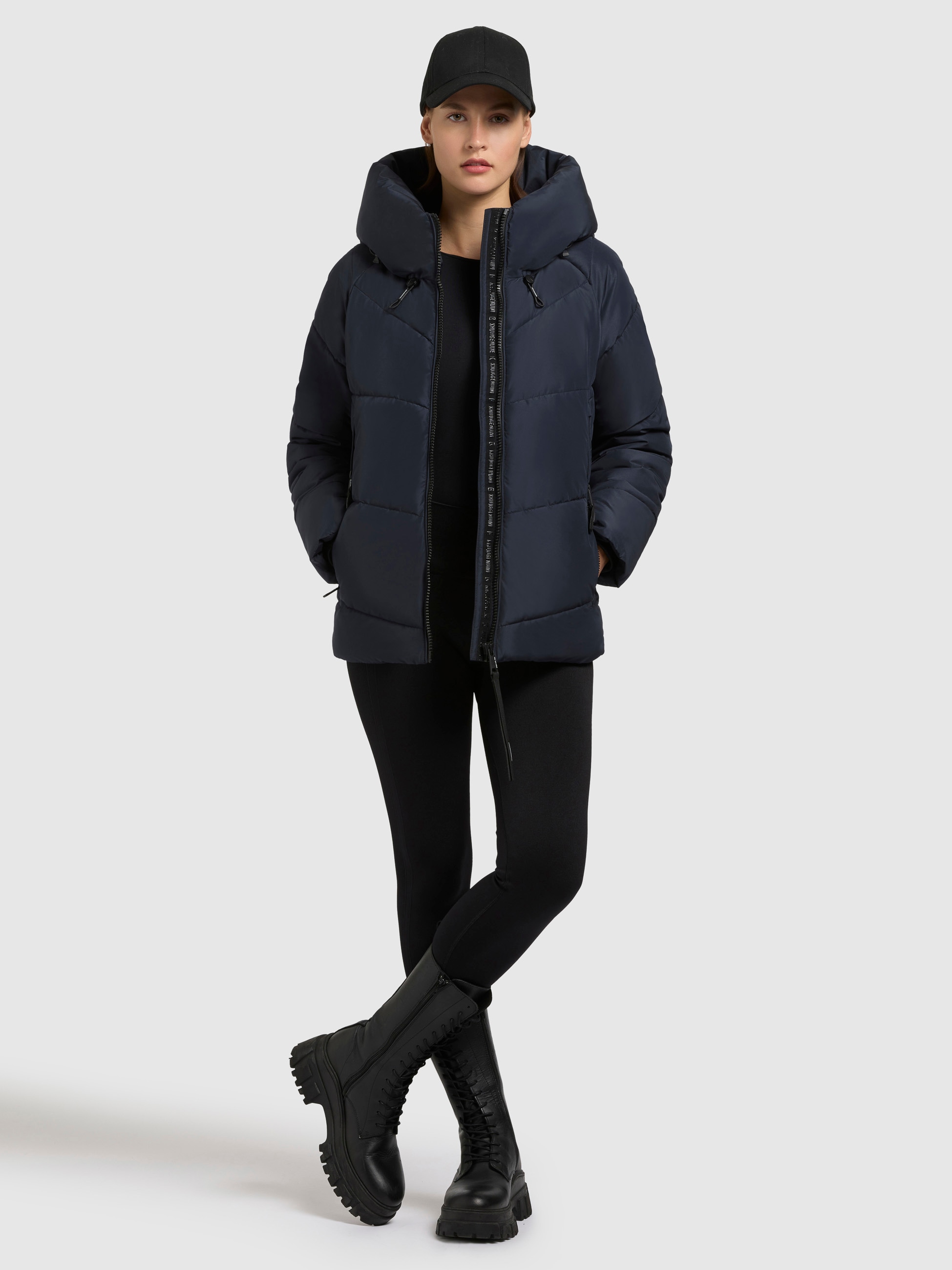 khujo Steppjacke »ALESS« mit Kapuze