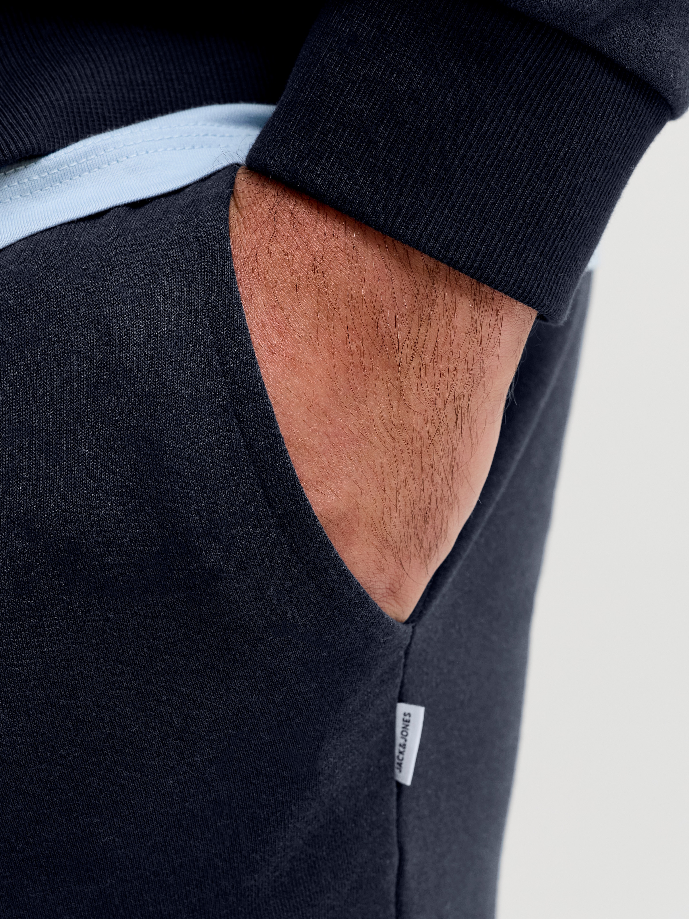 Jack & Jones PlusSize Sweatshorts »JPSTGORDON BRADLEY SWEAT SHORTS MI PLS«  Materialmix, normal geschnitten
