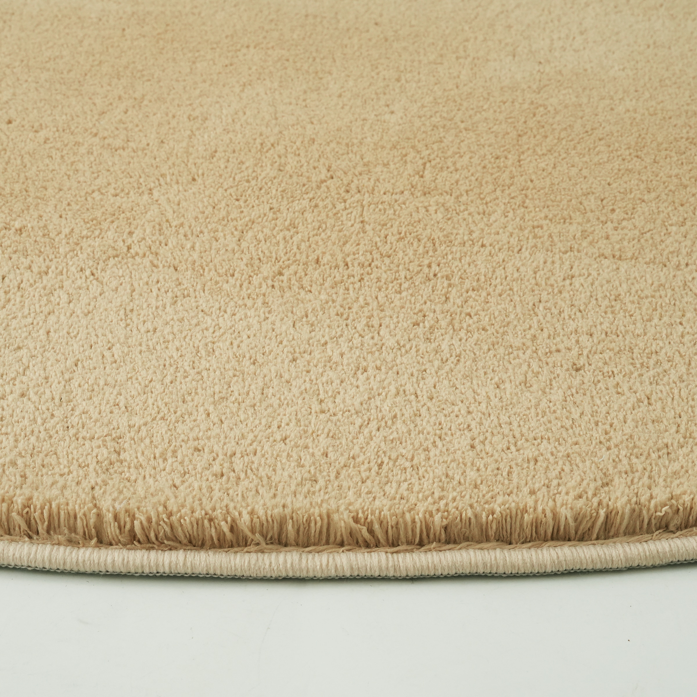 GOODproduct Teppich »Cali« rund 16 mm Höhe Uni-Farben, kuschelig, & weich, waschbar, Wohnzimmer, Schlafzimmer