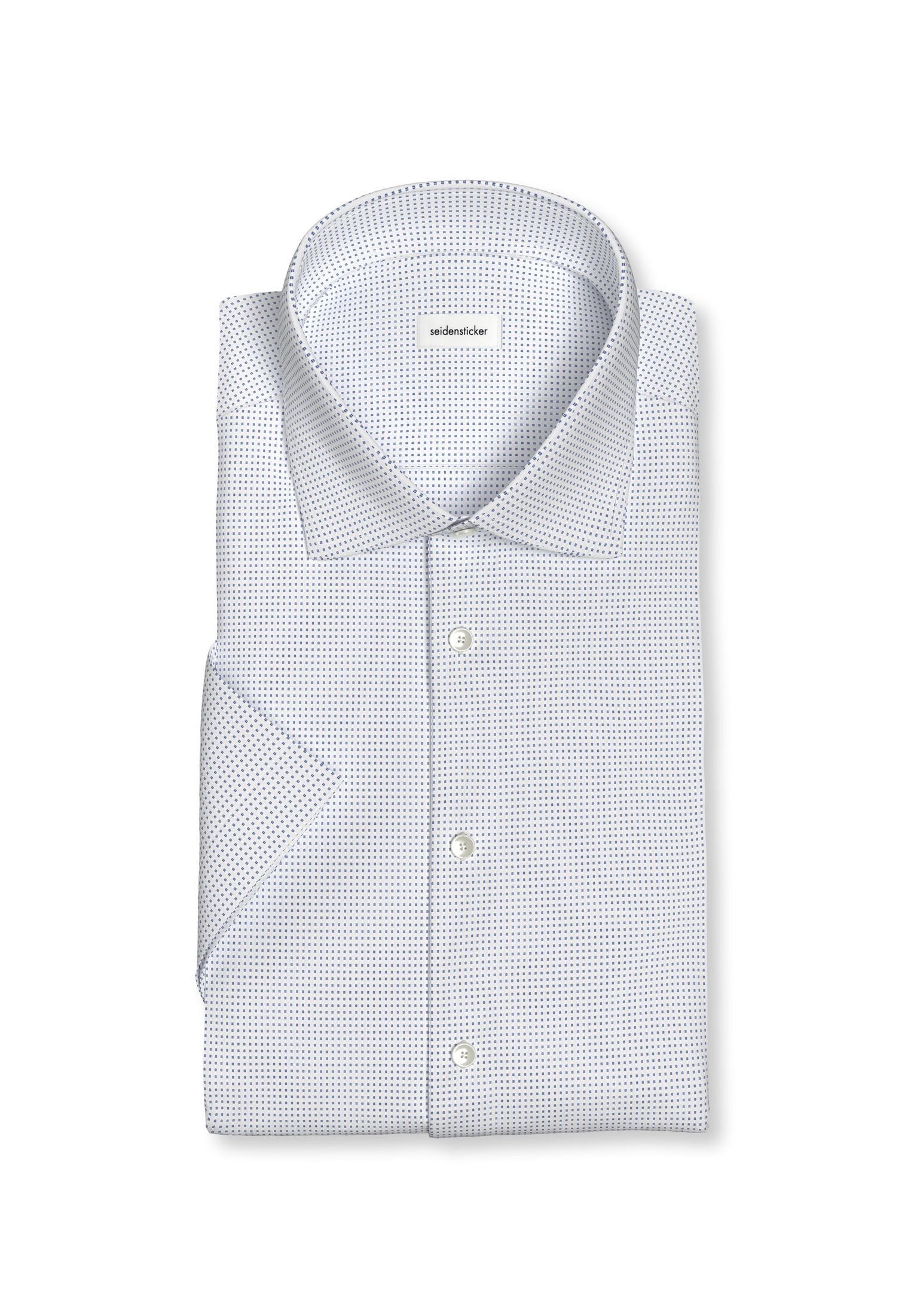 seidensticker Businesshemd »Regular«, Regular Kurzarm Kentkragen Struktur
