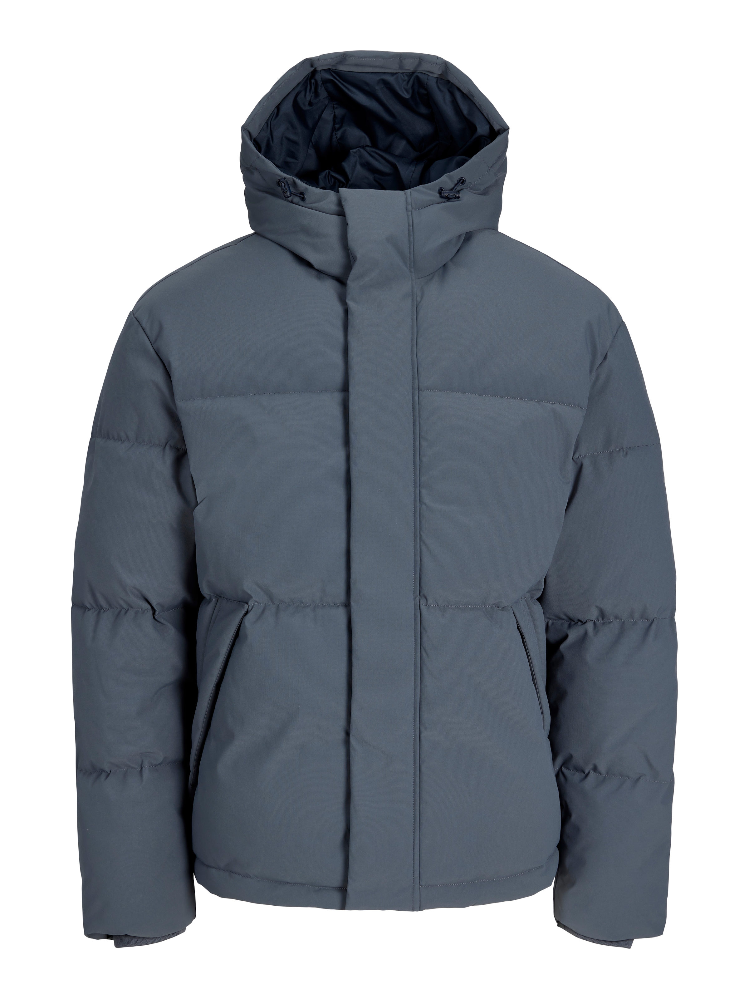 Jack & Jones Veste matelassée »JJESOHO PUFFER HOOD AW26 SN« avec capuche fibre synthétique, coupe régulière