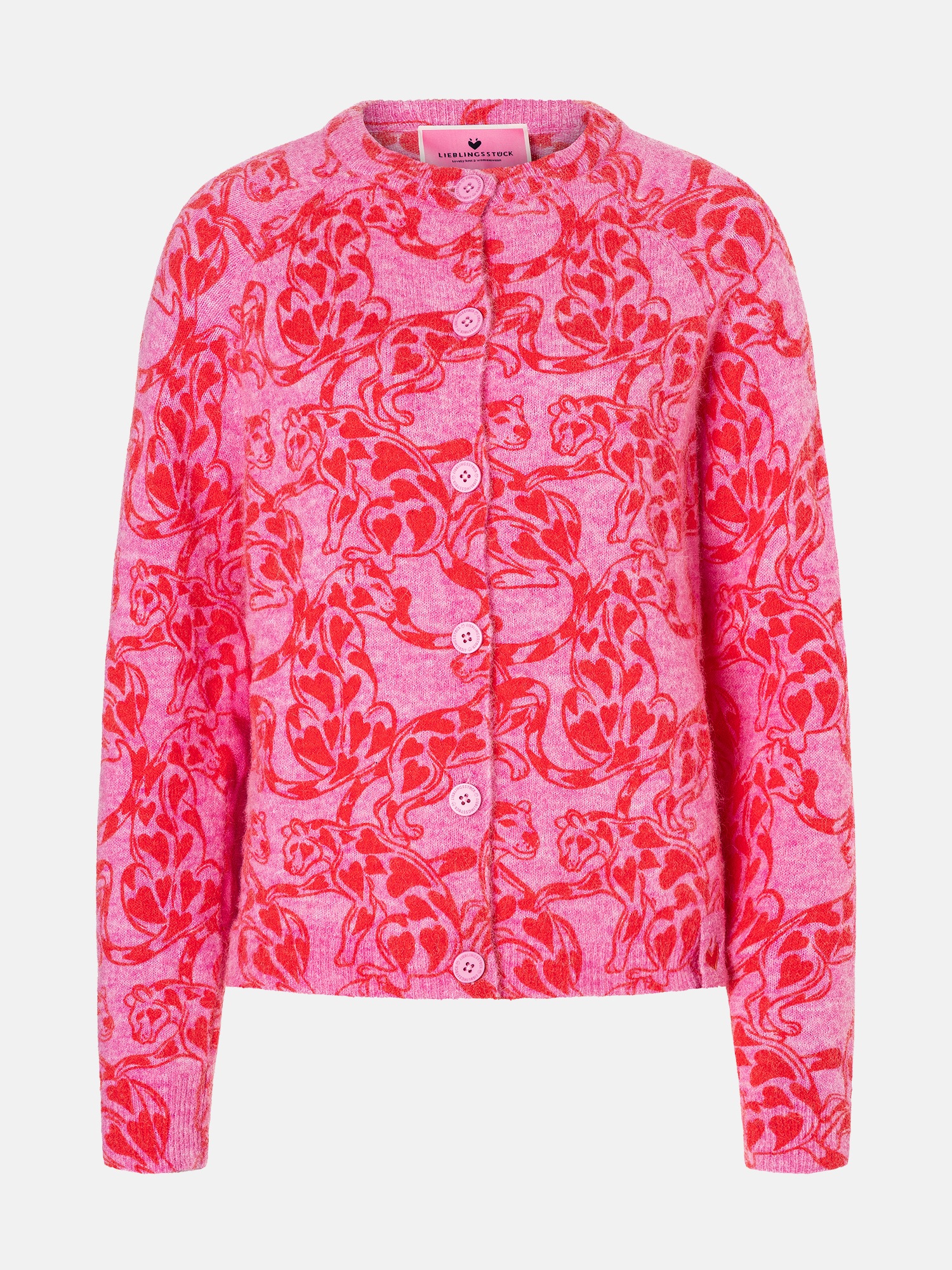 Lieblingsstück Strickjacke »AitanaL« mit Alloverprint