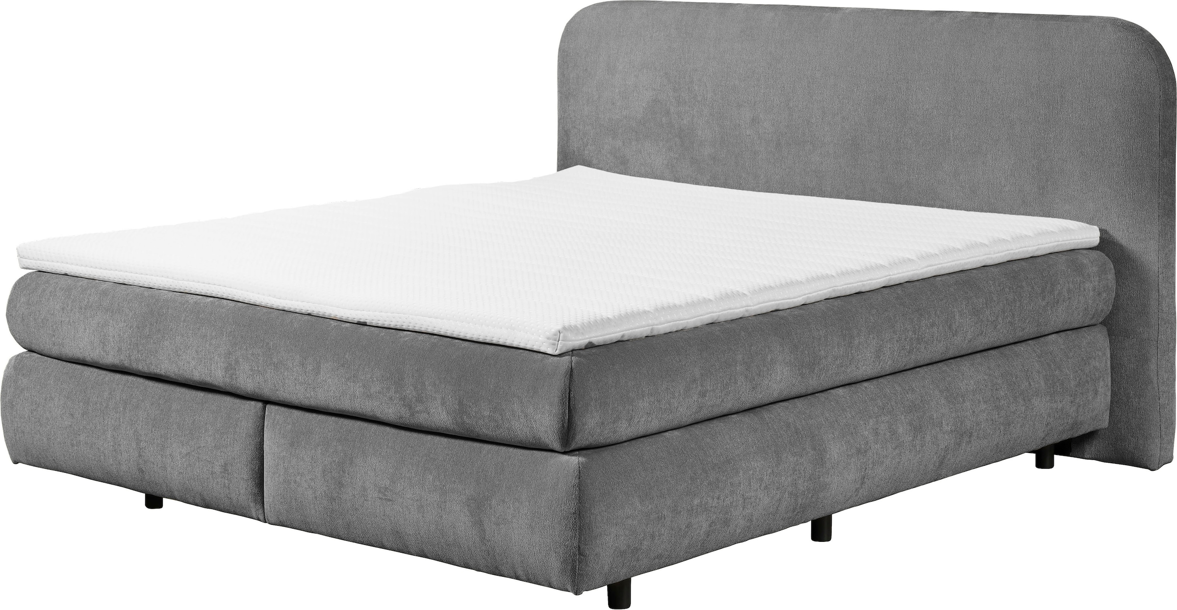 ED EXCITING DESIGN Boxspringbett »ELBRUS in der Breite 180cm, inkl. Kaltschaum-Topper« in verschiedenen Farben erhältlich