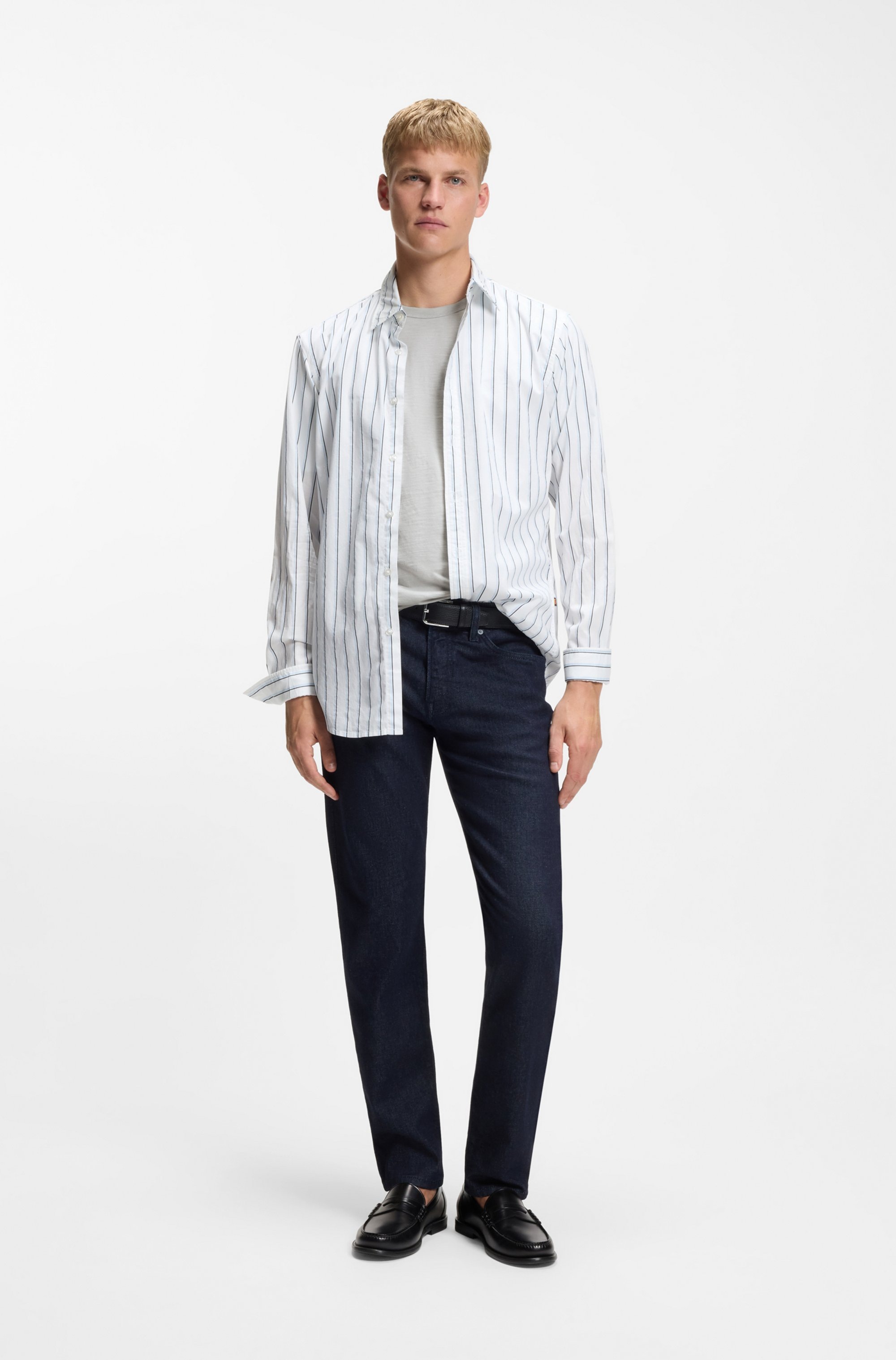 BOSS ORANGE T-Shirt »Tegood« Rundhalsausschnitt, Regular Fit, Logoschriftzug