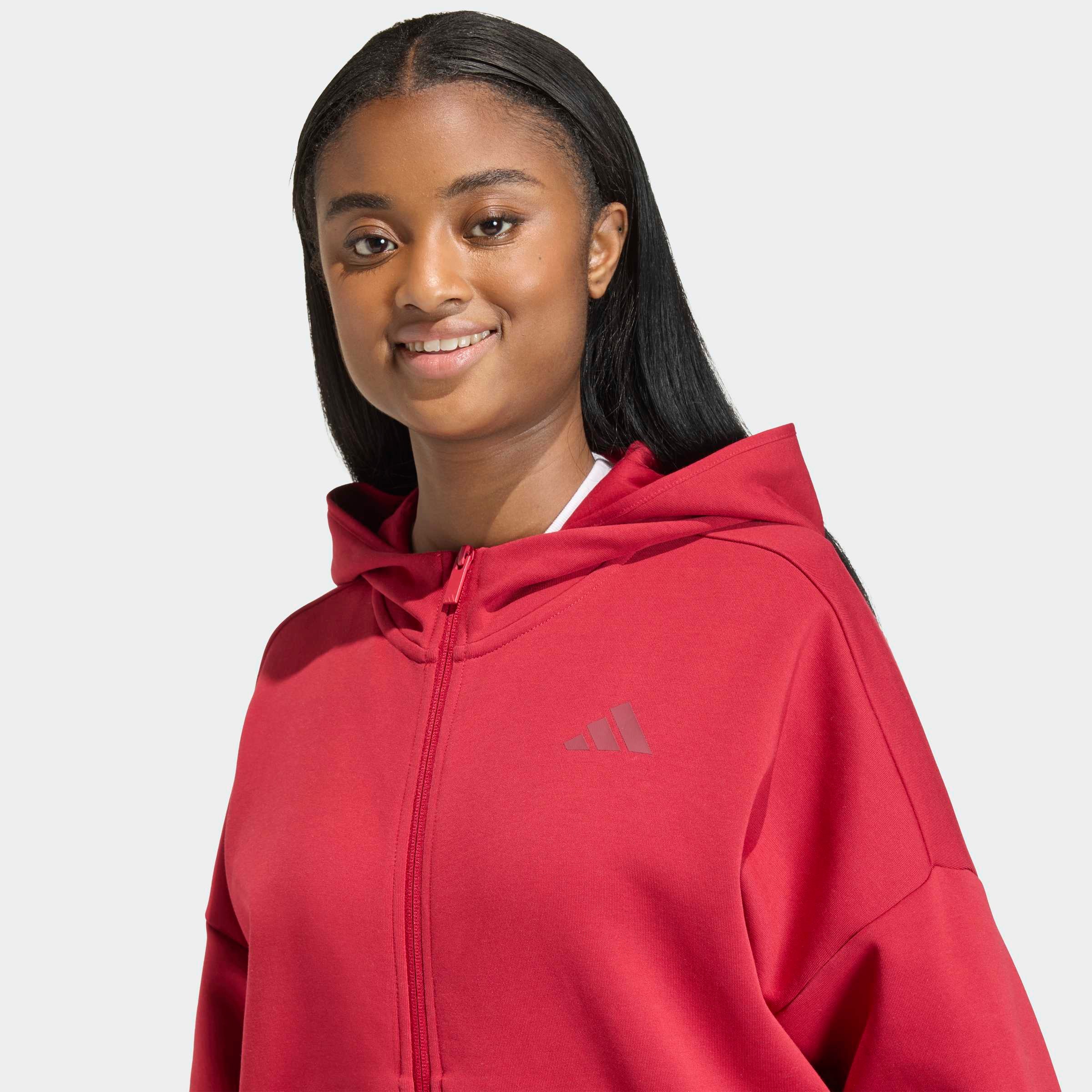 adidas Sportswear Kapuzensweatshirt »FUTURE ICONS SMALL LOGO FULL-ZIP«
