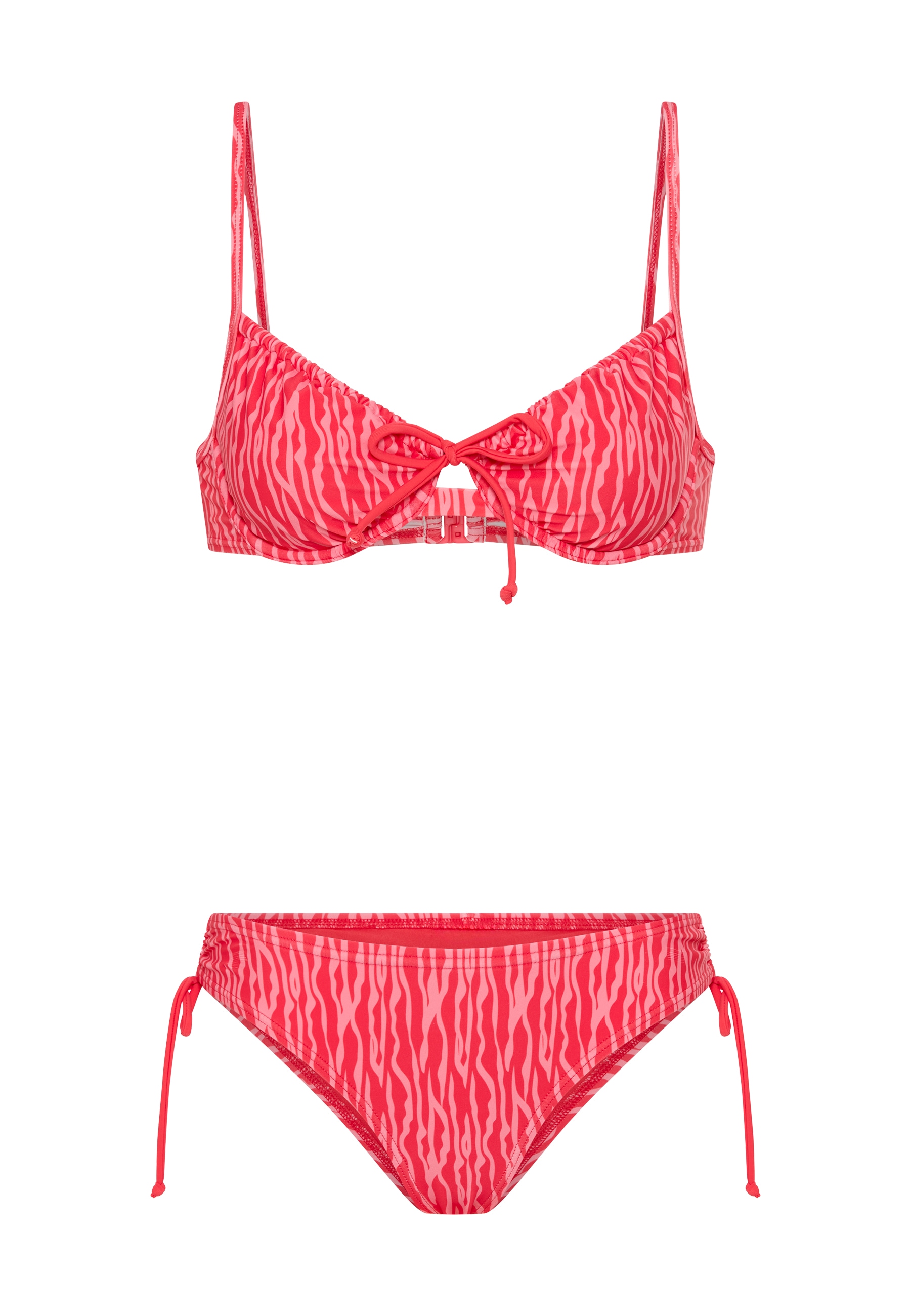 LSCN by LASCANA Bikini à armatures mit stylischem Allover-Print