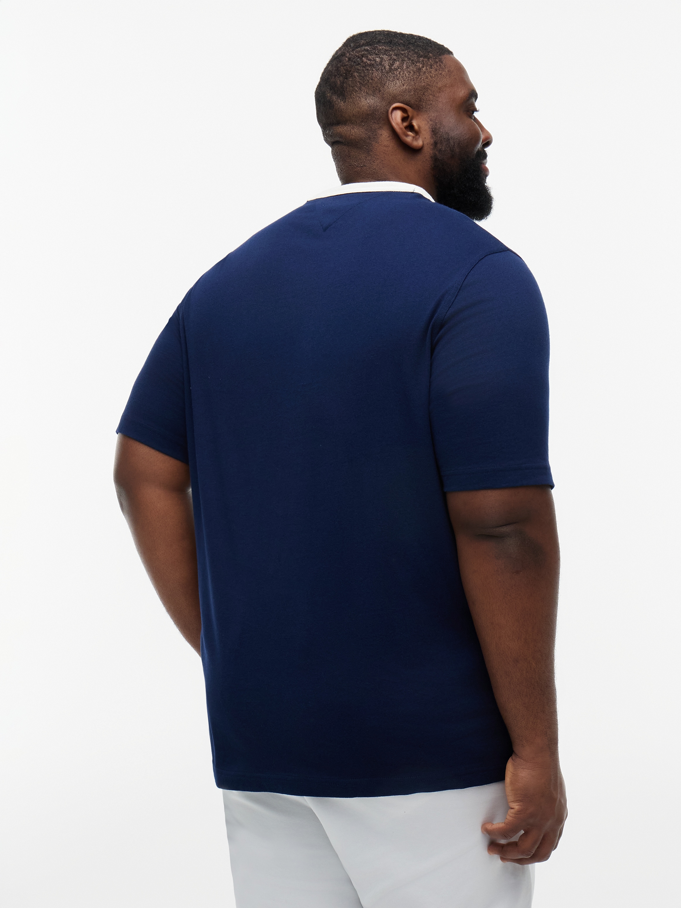 Tommy Hilfiger Big & Tall T-Shirt »BT-MESH NECKTRIM« Grosse Grössen