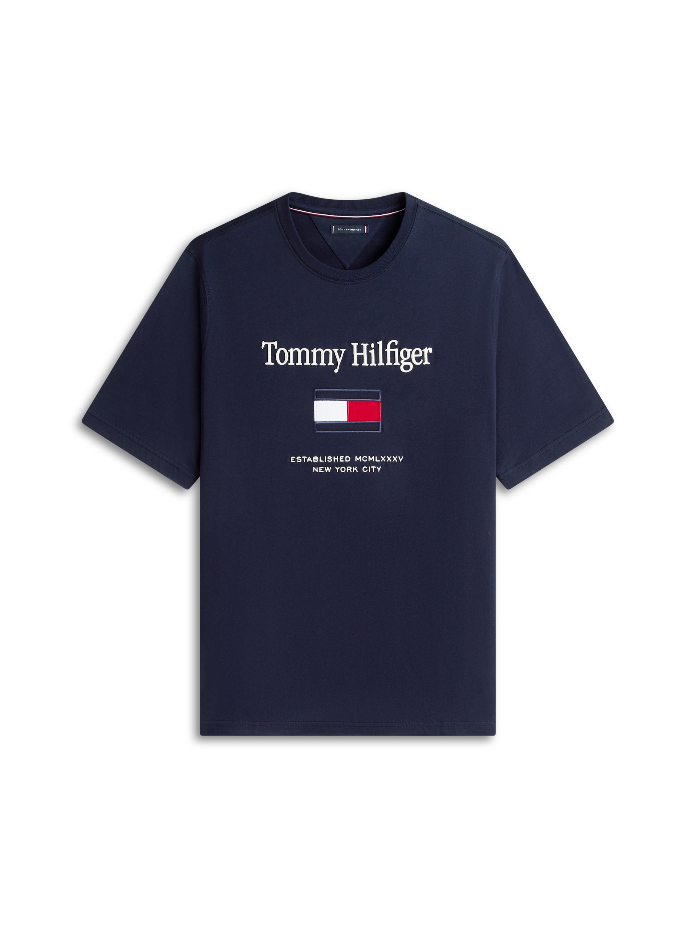 Tommy Hilfiger Big & Tall T-Shirt »BT-TOMMY EMBRO FLAG« Grosse Grössen