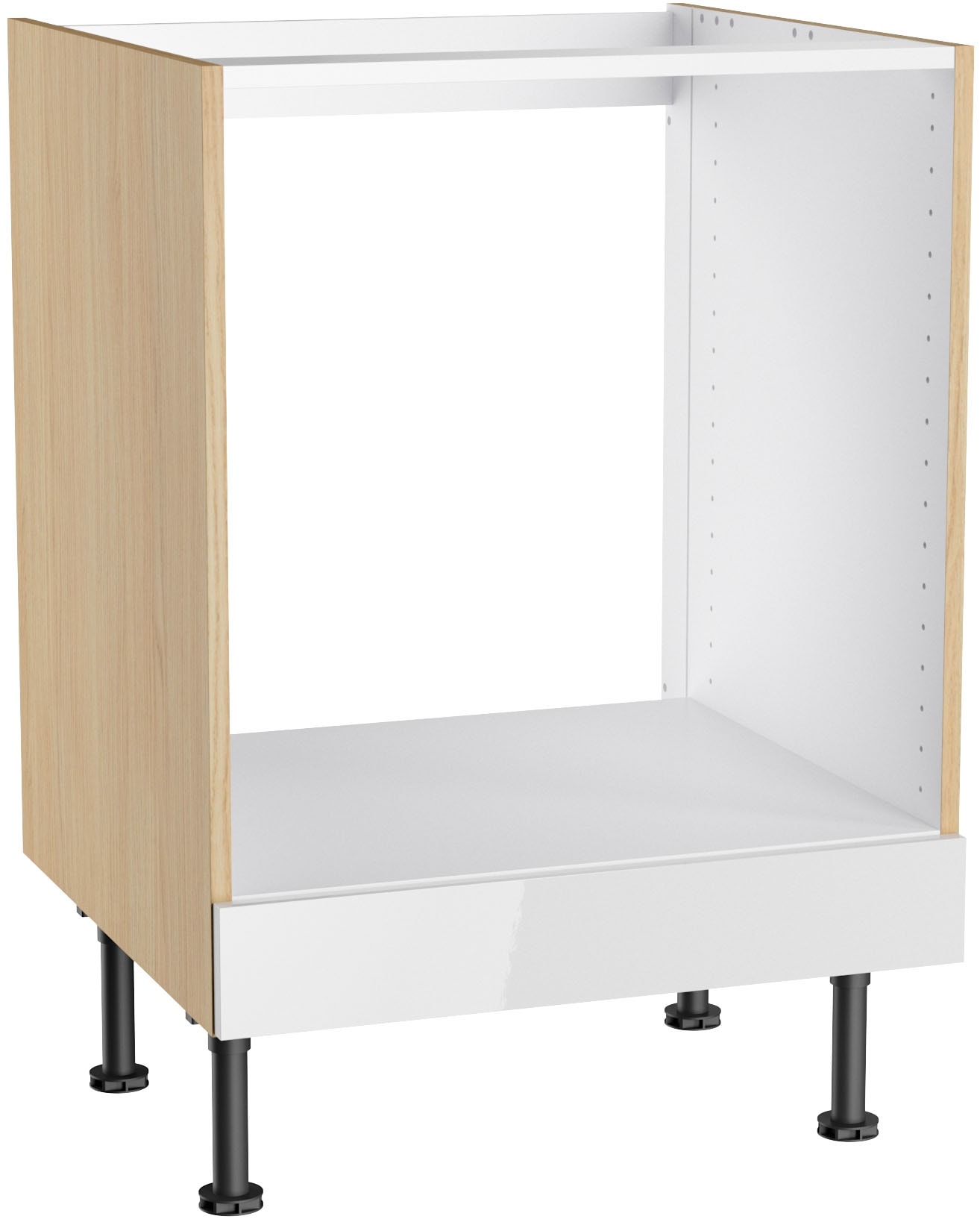 KOCHSTATION Herdumbauschrank »KS-Lucy« Breite 60 cm, 1 Blende, höhenverstellbare Füsse