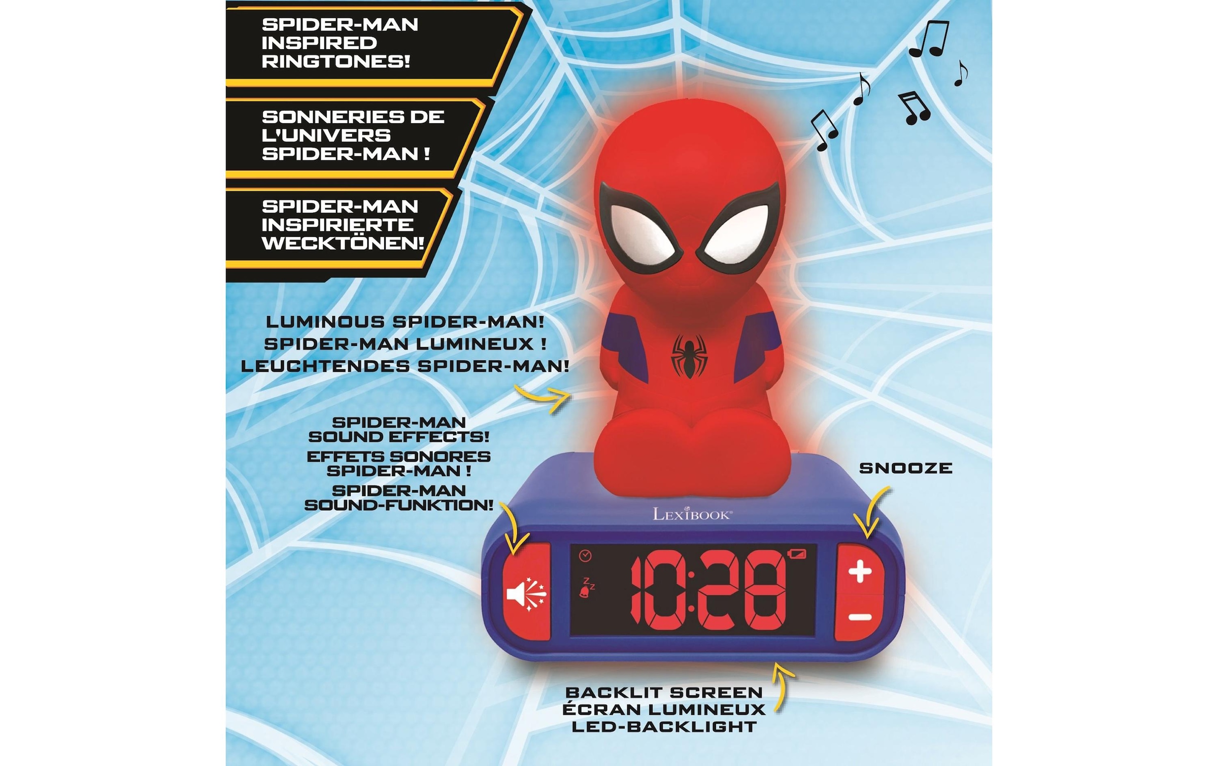 Lexibook® Kinderwecker »Spider-Man«