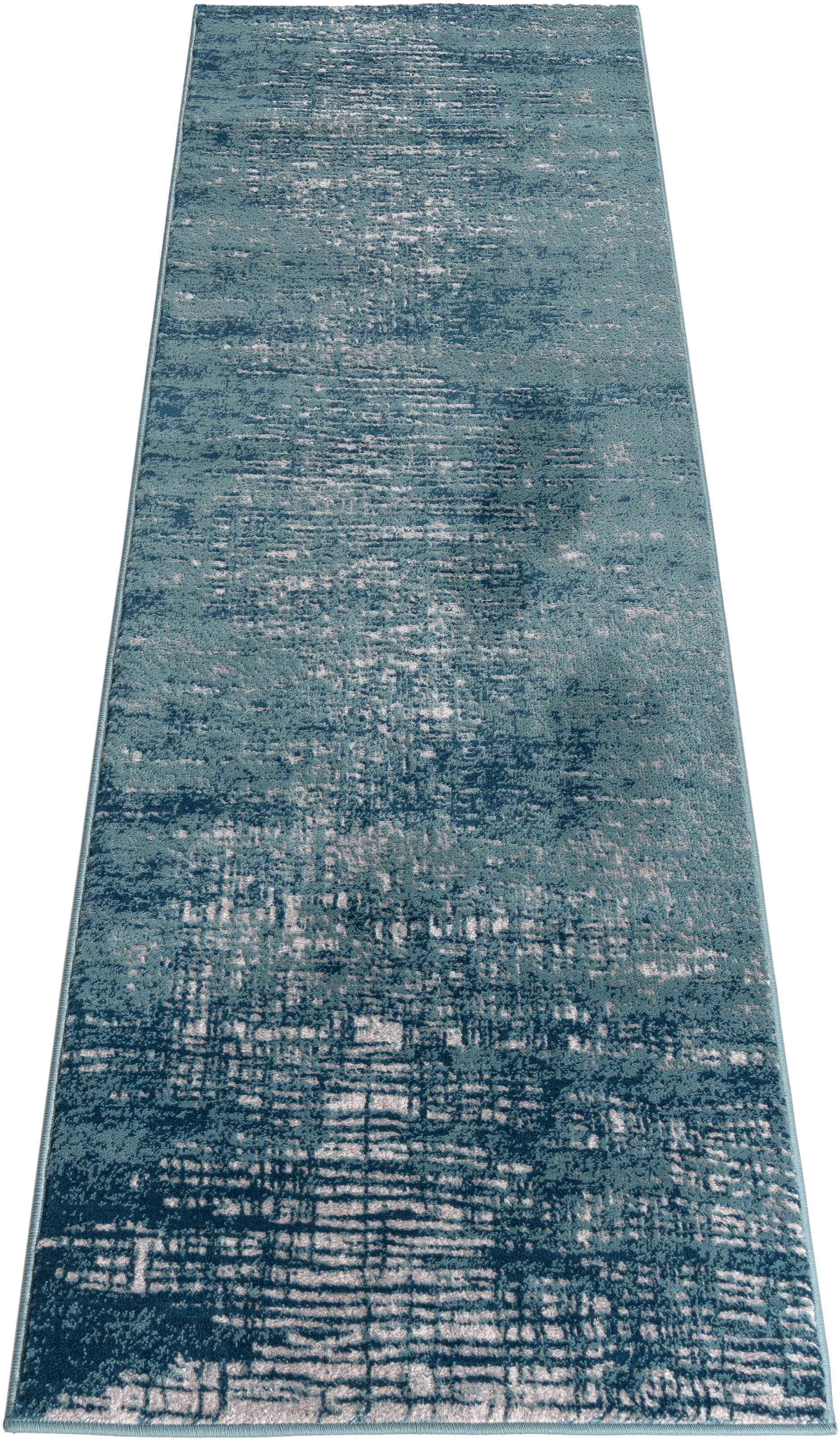 my home Läufer »Ariano« rechteckig 12 mm Höhe dezenter Glanz, Hoch-Tief-Struktur, Schrumpf Carving-Effekt