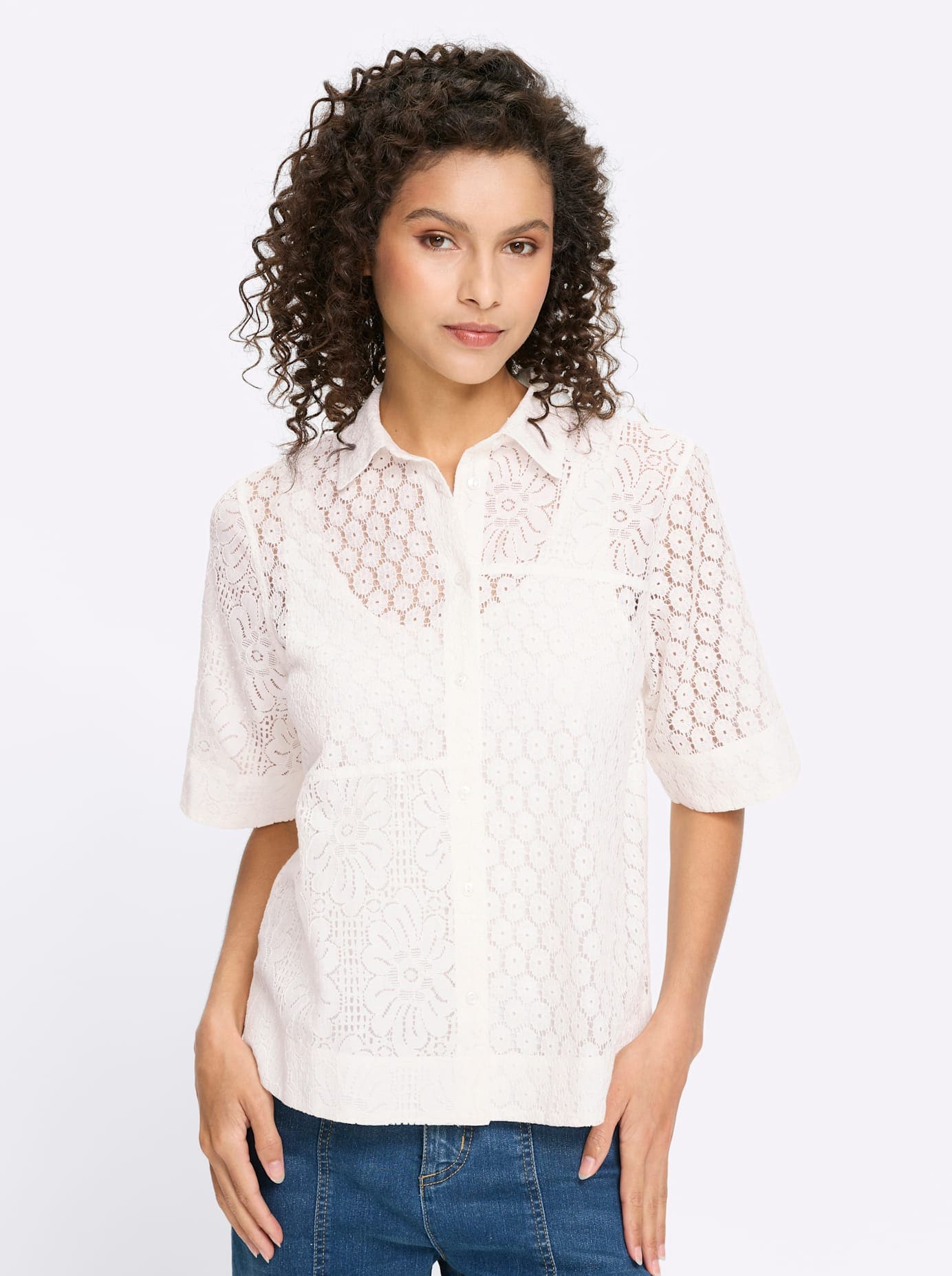 heine Blouse à manches courtes