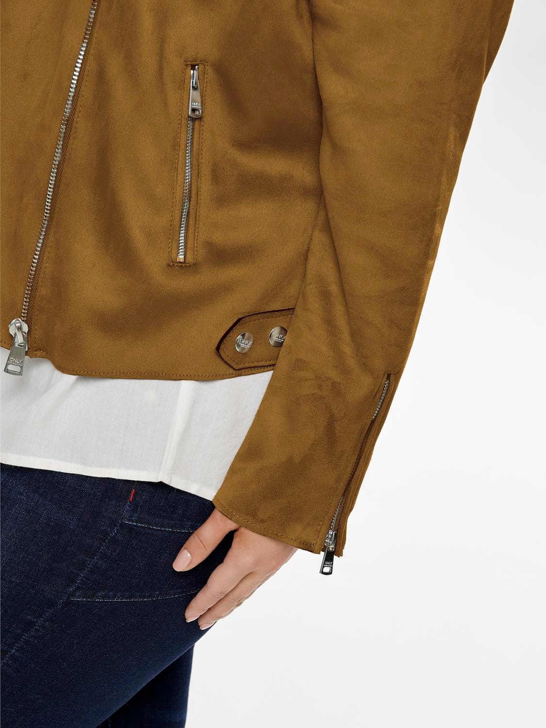 ONLY CARMAKOMA Bikerjacke »CARSHERRY NEW LIFE BONDED BIKER OTW«