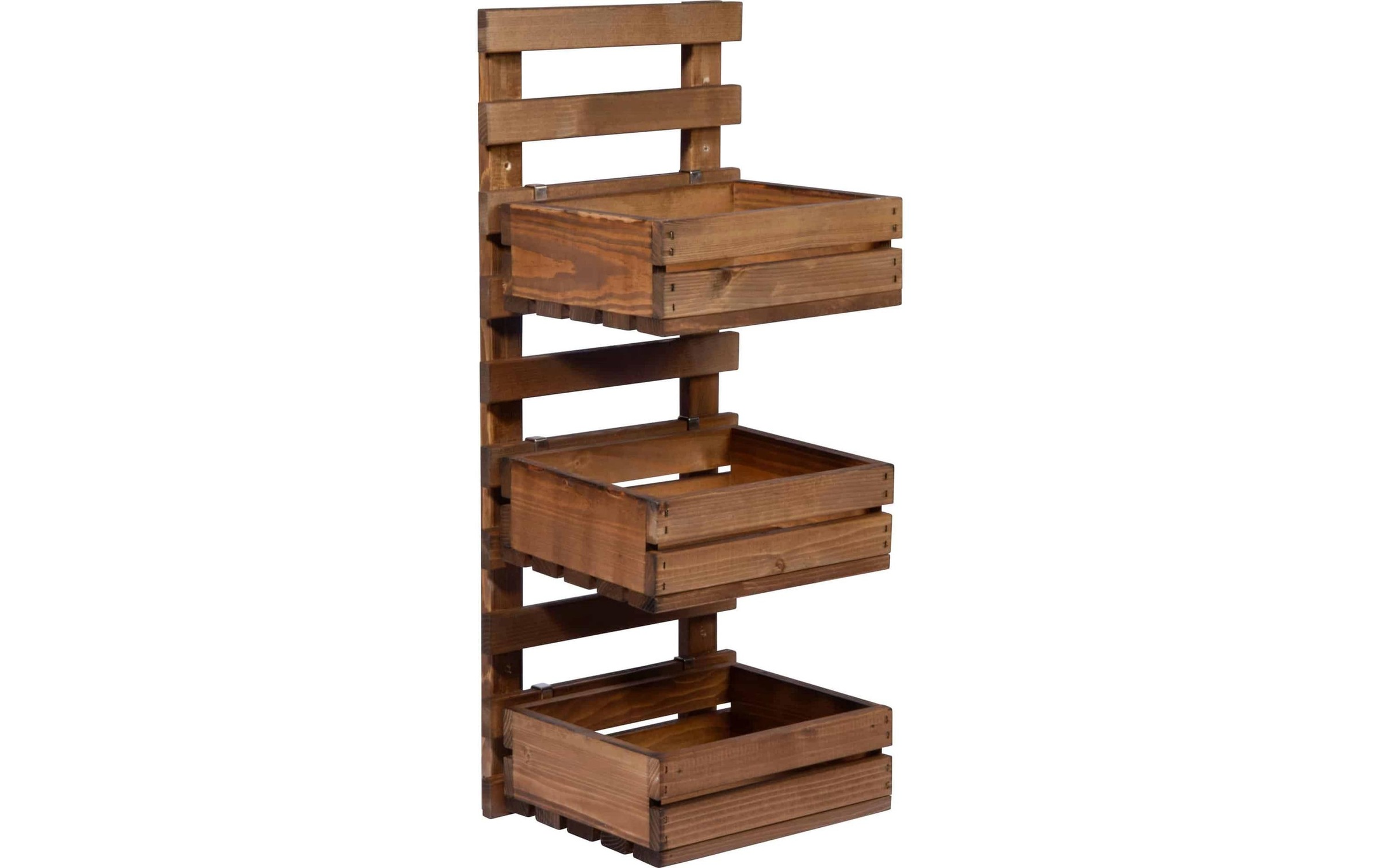 dobar Lit surélevé »3-stufige Blumenleiter für die Wandmontage«