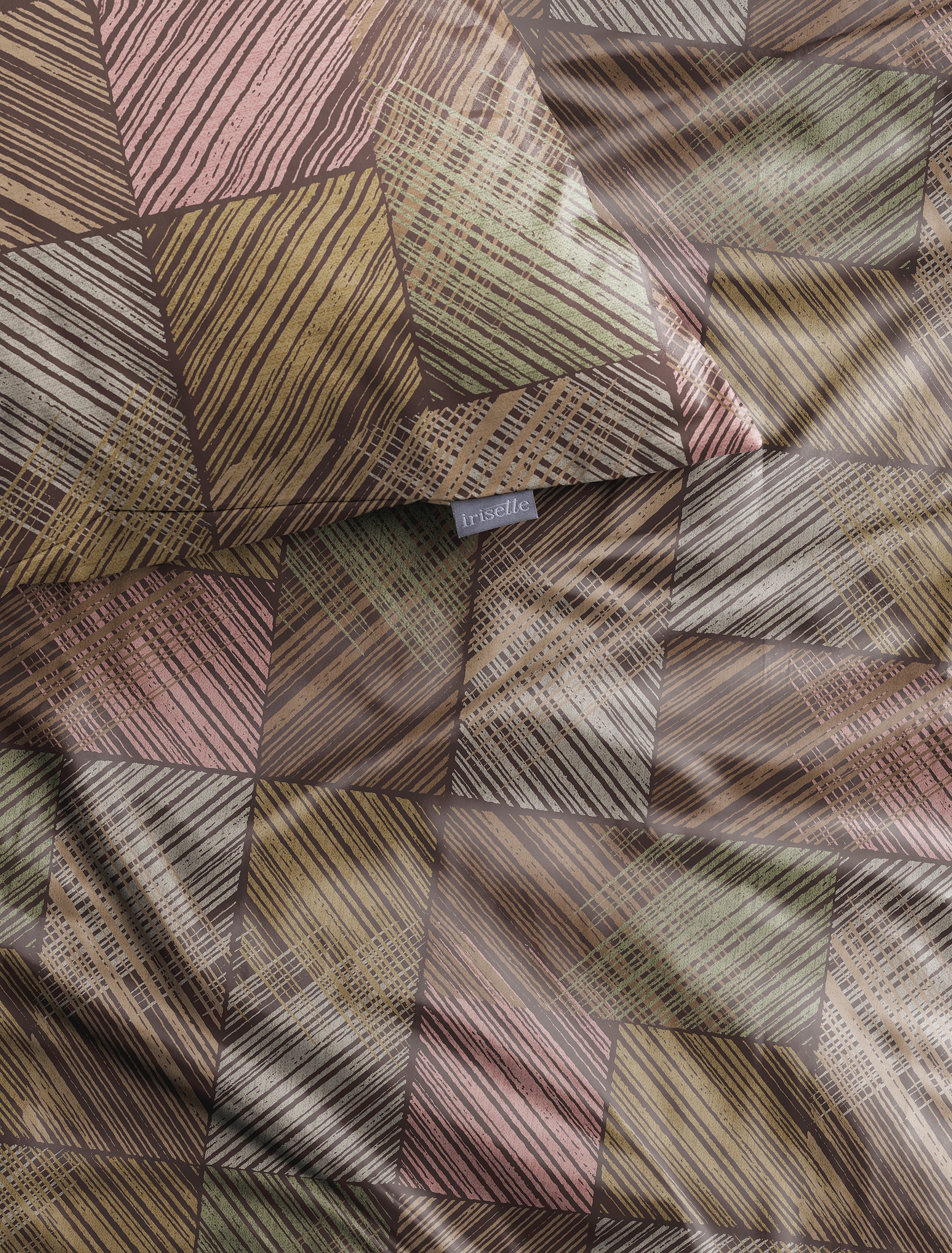 Irisette Linge de lit »Wave 8780« 2 Mako-Satin, anschmiegsam und atmungsaktiv, Ganzjahresqualität