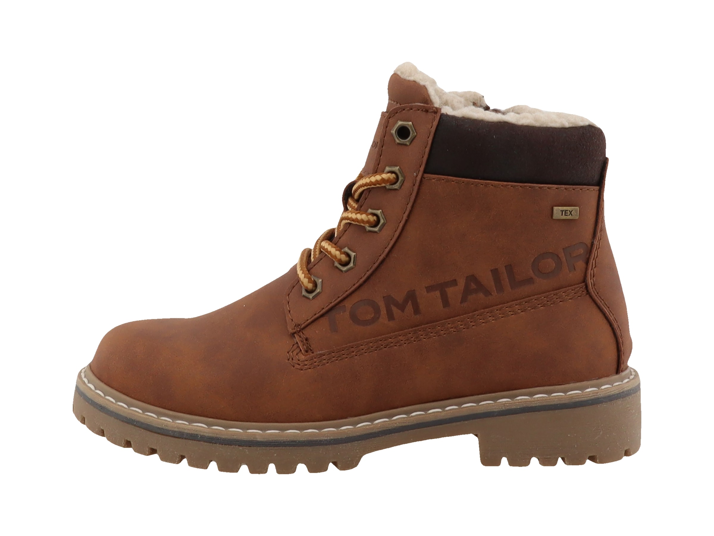 TOM TAILOR Bottes d'hiver  avec bord en mouton rembourré doux