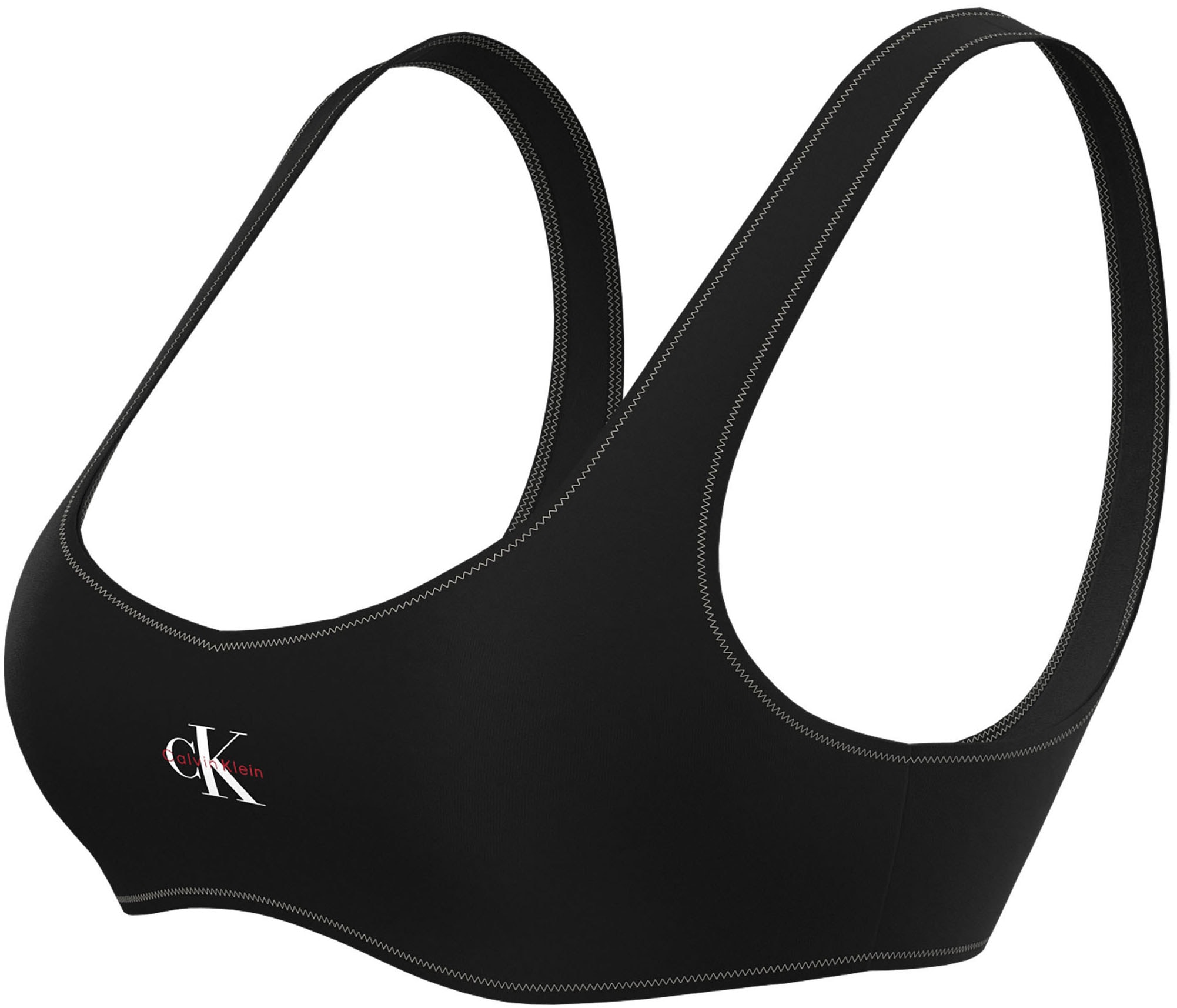 Calvin Klein Swimwear Top bikini bustier Coupe ajustée