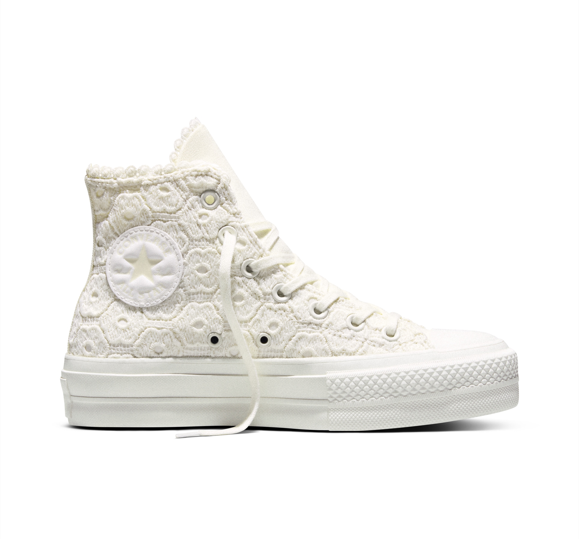 Converse Sneakers »CHUCK TAYLOR ALL STAR LIFT PLATFORM CROCHET«  pour look sportif au quotidien, avec semelle en caoutchouc, style sportif