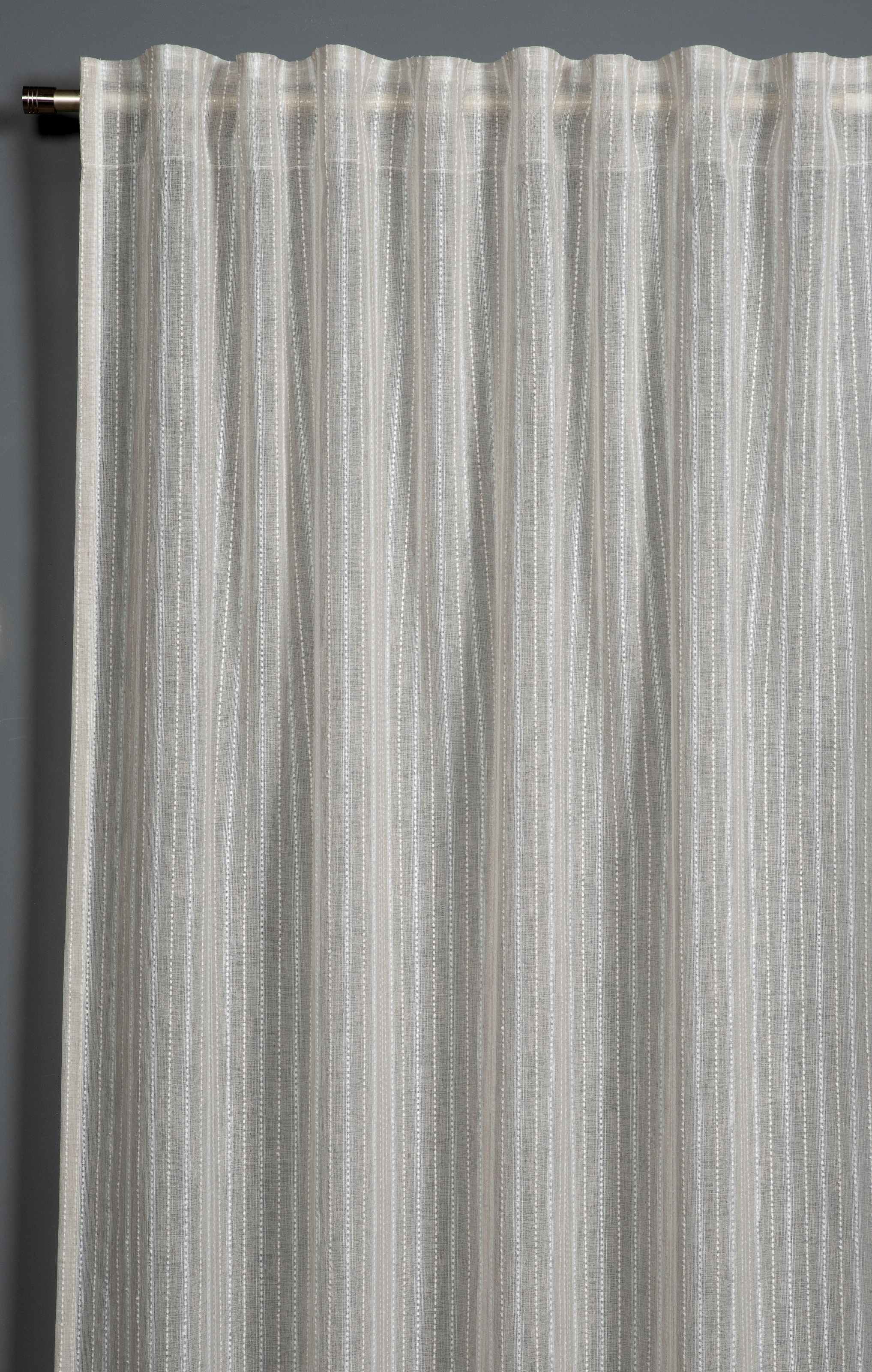 Sehlbach Rideau »Schal Effektgarn Voile« Boucles 1 cuis tlg. mit Gardinenband und verdeckten Schlaufen