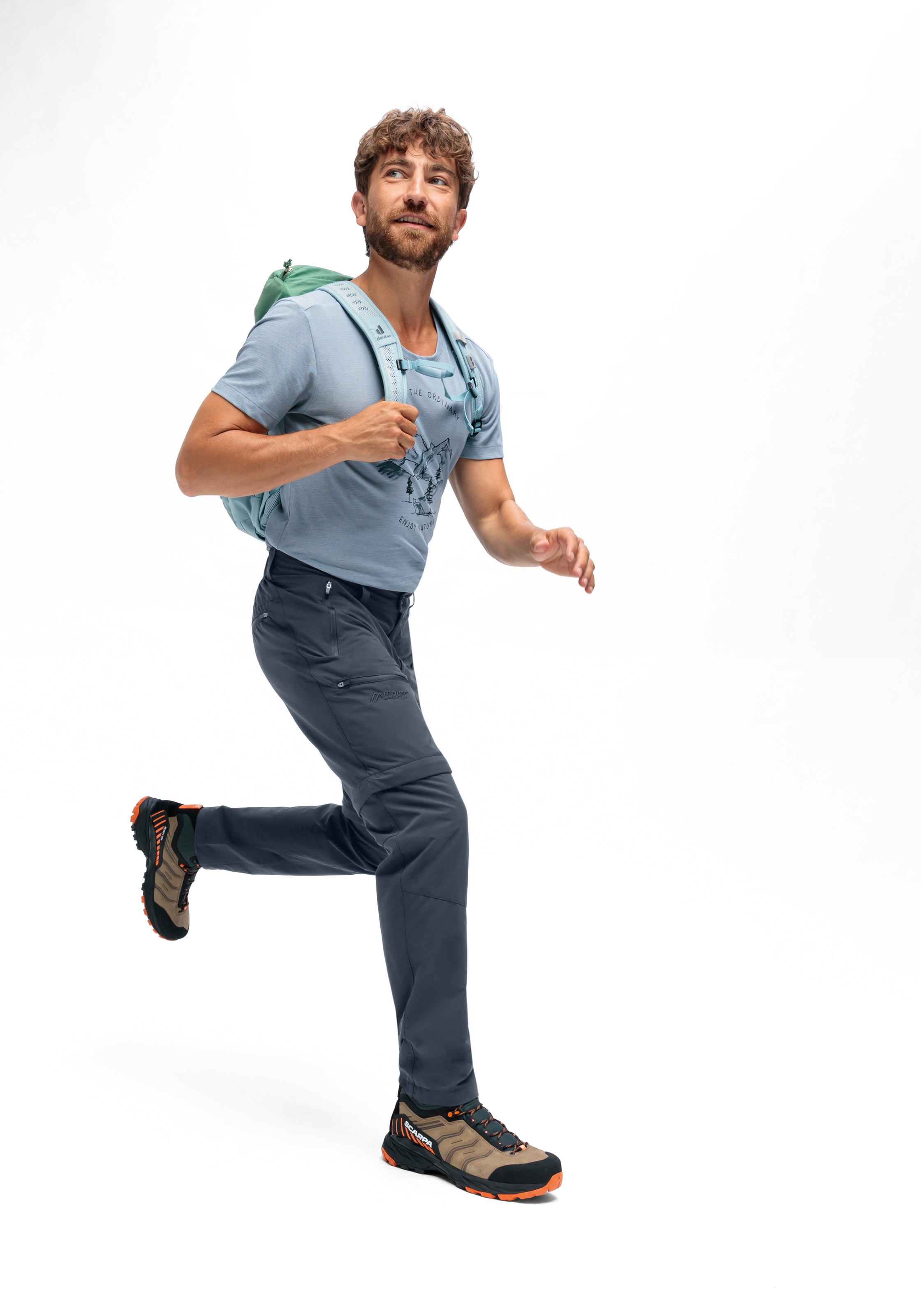 Maier Sports Pantalon de plein air »Tajo Zip Loop«  Herren Wanderhose, Zip-Off Funktionshose, 4 Taschen, Regular Fit