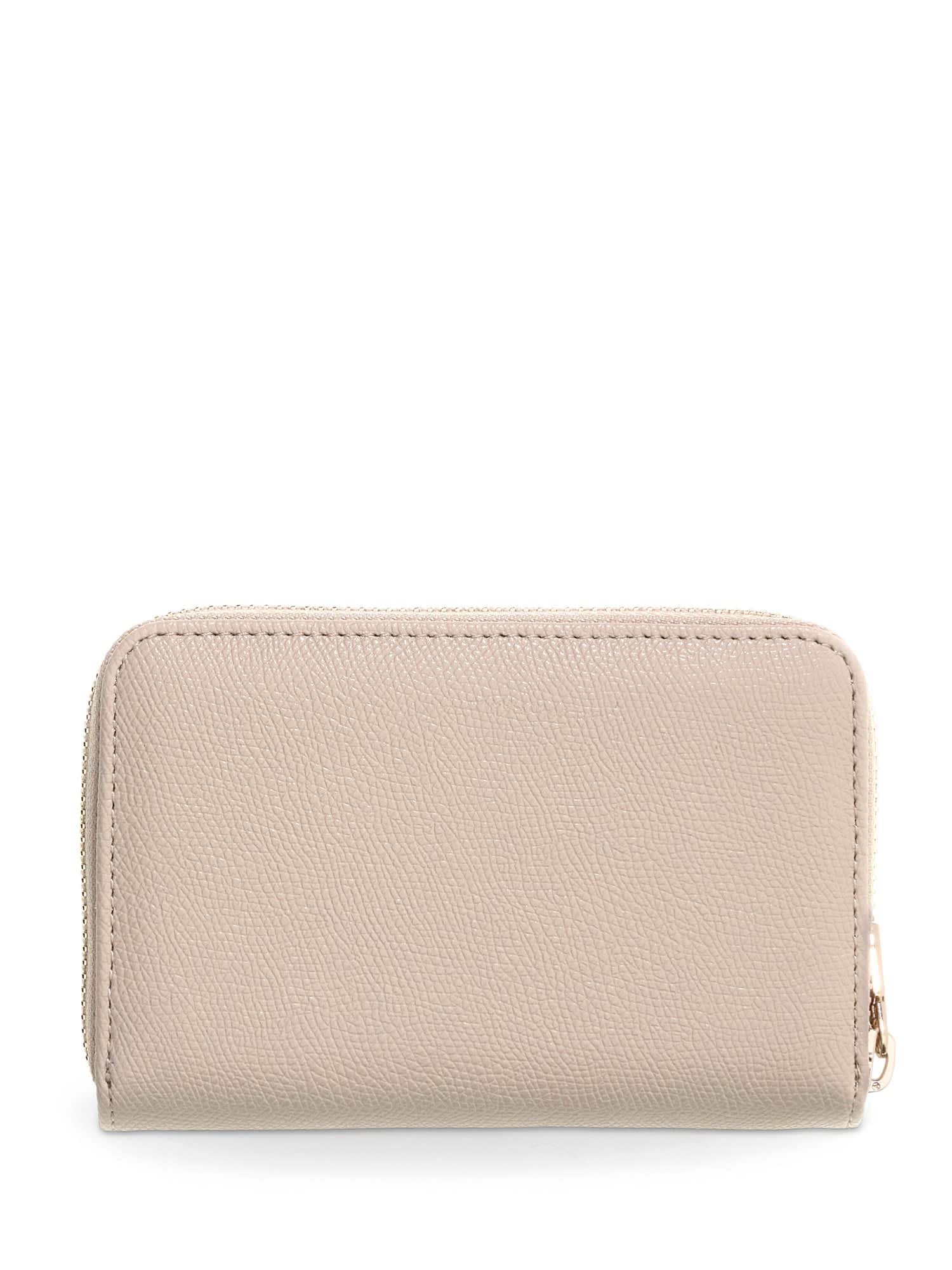 Guess Porte-monnaie »AMORETTE SLG MED ZIP AROUND« Damen Portemonnaie, Geldbeutel mit umlaufendem Reissverschluss