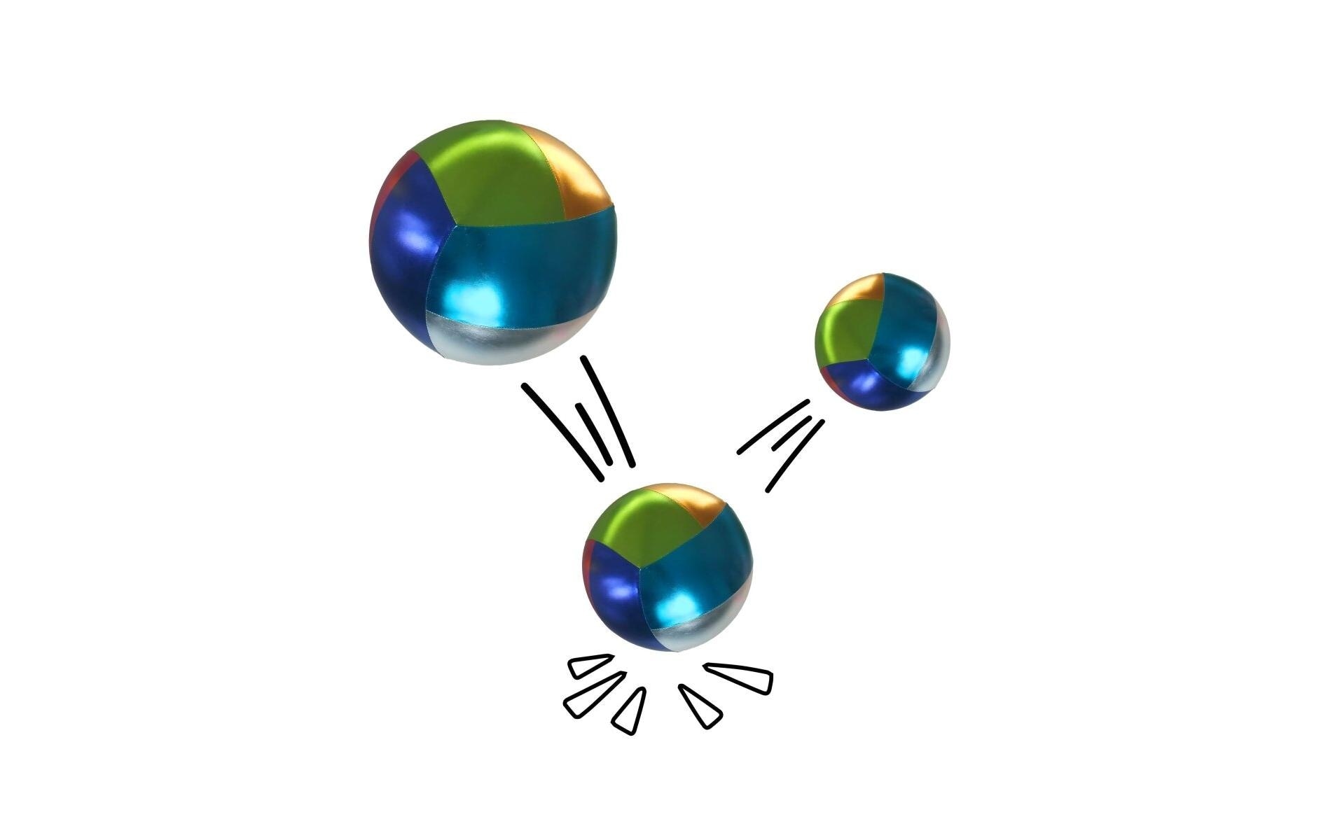 alldoro Ballon de jeu »XXL Metallic Ball«