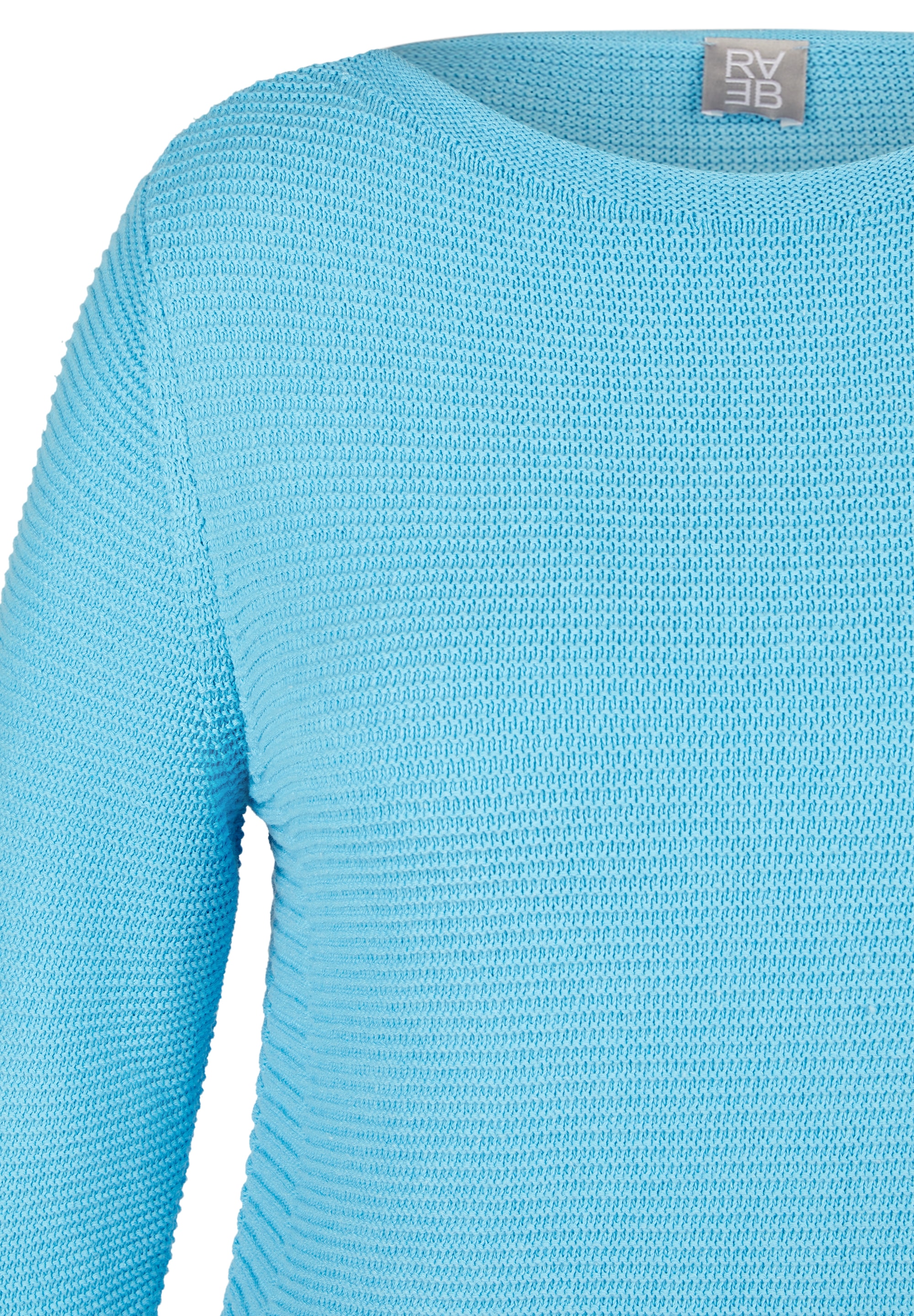 Rabe Pull en tricot in Streifen-Ripp-Optik