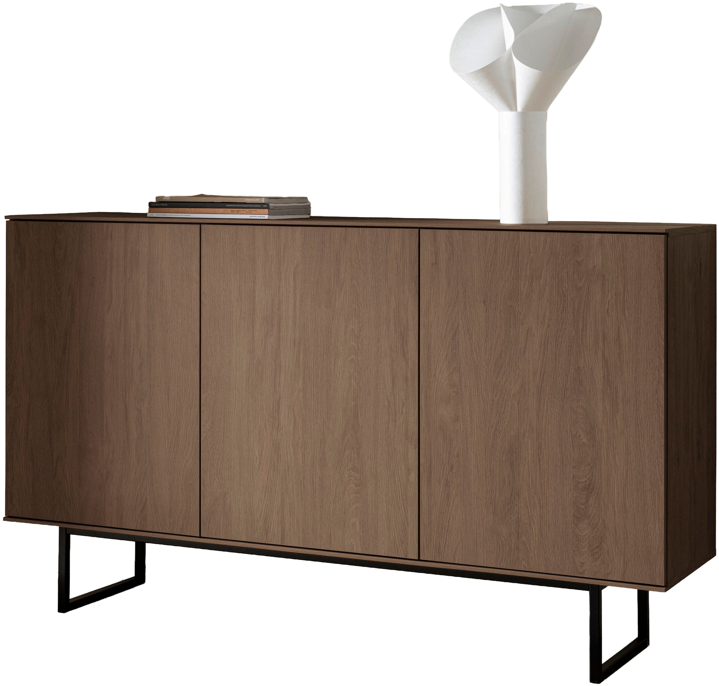 Home affaire Buffet »Lund, moderner Schrank, Kommode mit Kufengestell« surface supérieure visuellement fine, aspect haut de gamme, espace de rangement suffisant