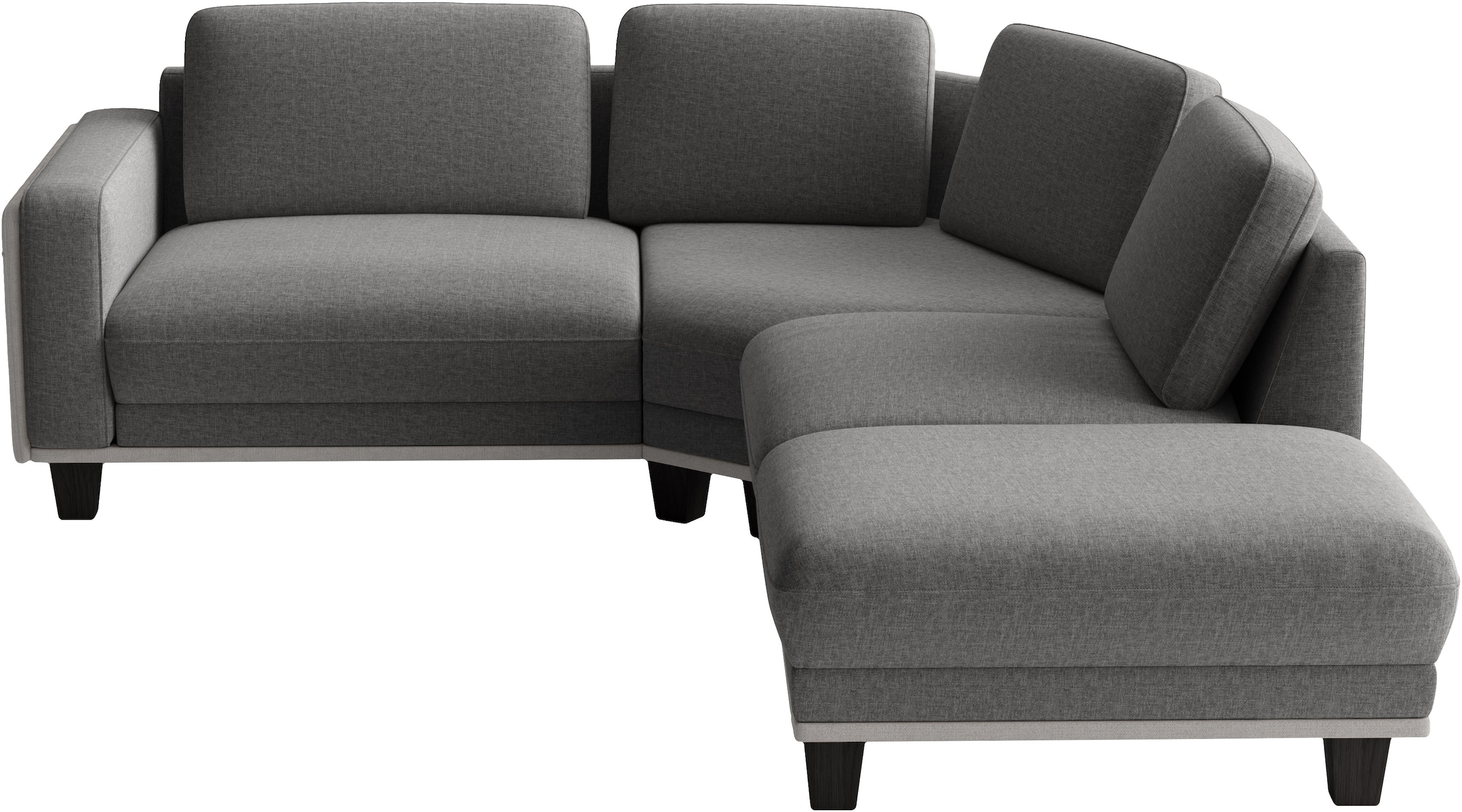 sit&more Ecksofa »Concept« Modernes Sofa in drei Fussfarben zur Auswahl