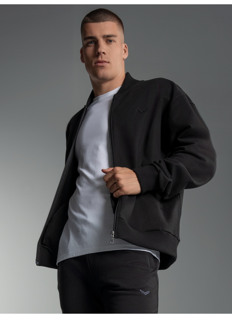 Trigema Veste sweat »TRIGEMA Collegejacke in weicher Sweat-Qualität« 1 cuis