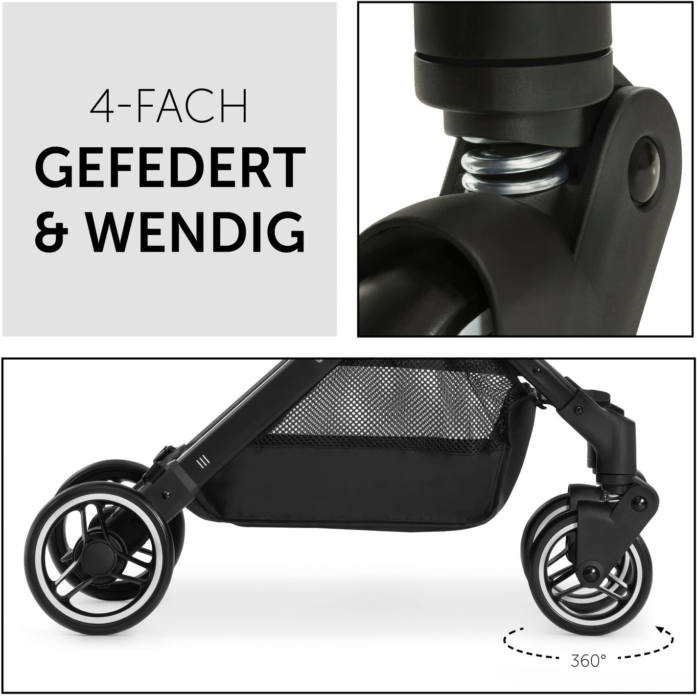 Hauck Poussette pour enfants »Travel N Care« 25 kilos Reisebuggy, leicht; bis 25 kg belastbar