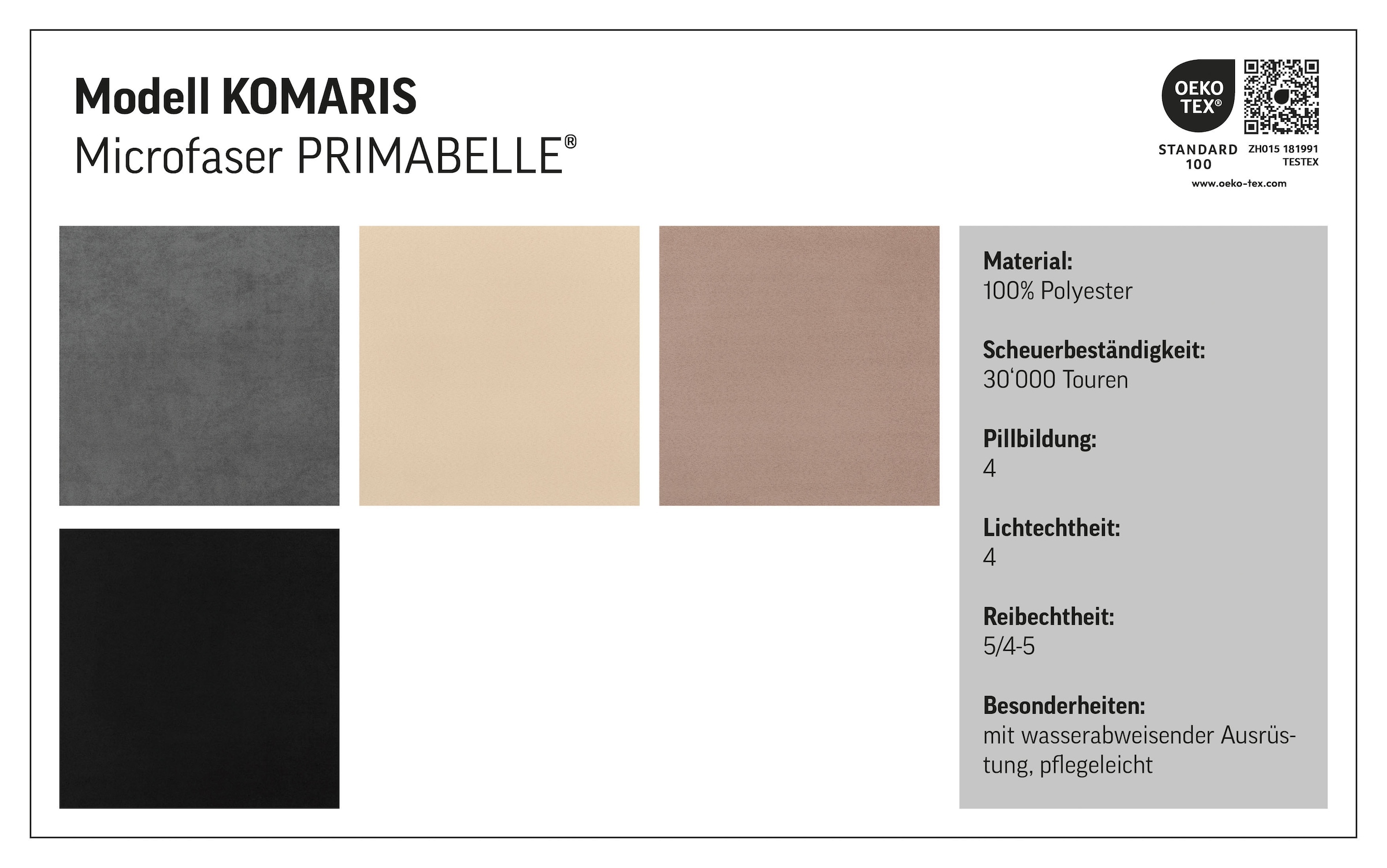 COTTA Hocker »Komaris, B: 100 cm« individuell zu kombinieren