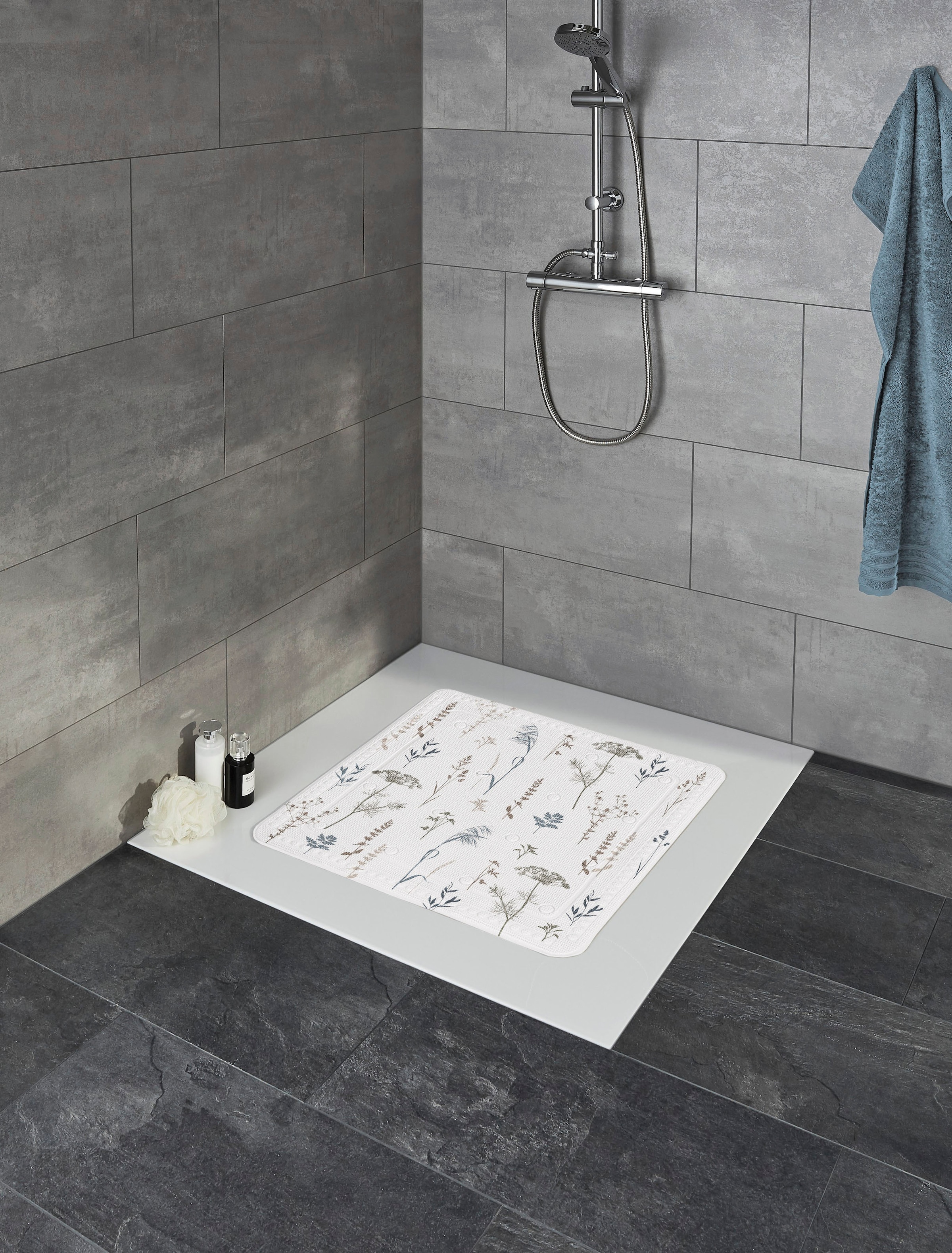Kleine Wolke Tapis de douche »Savannah« avec ventouses