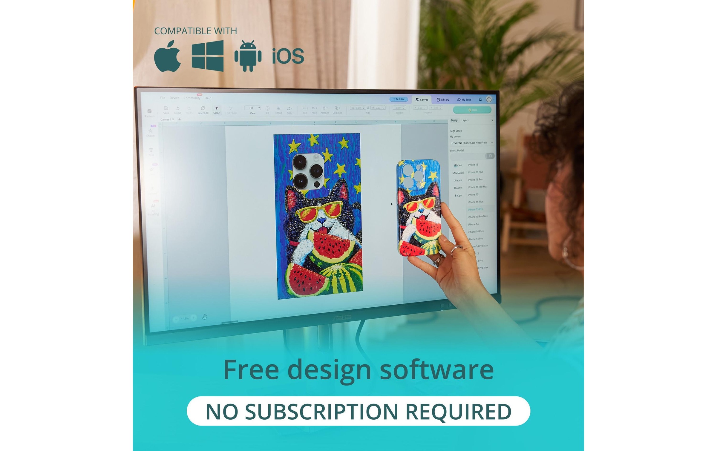 LOKLIK Transferpresse »für Handys«