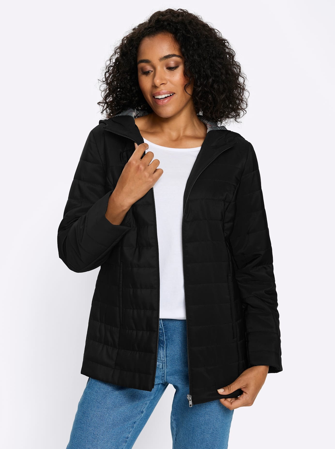 Classic Basics Veste matelassée mit Kapuze