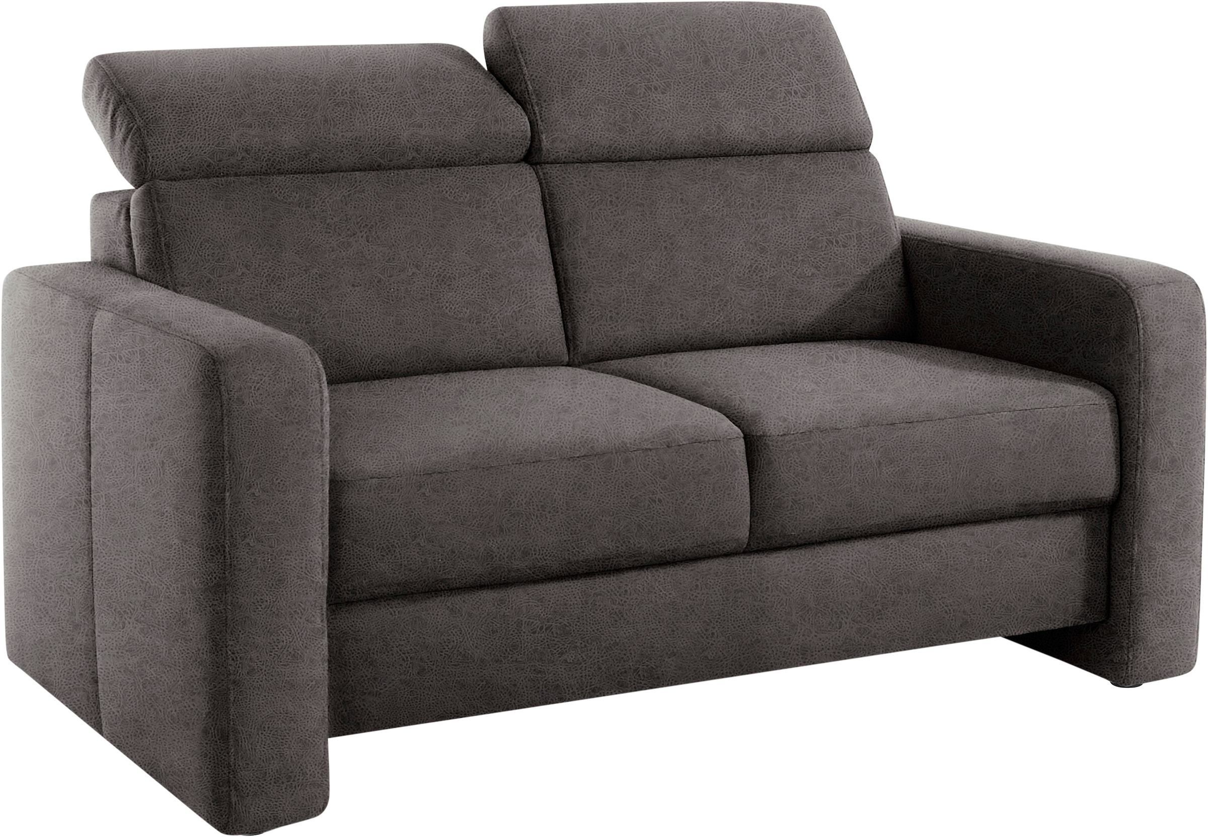 sit&more 2-places »Bologna« inklusive Kopfteilverstellung und Federkern