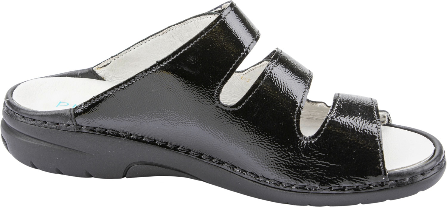 Waldläufer Pantolette »GUNNA«  , Komfortschuh, Klettschuh, Hausschuh in Bequemweite G (= weit)