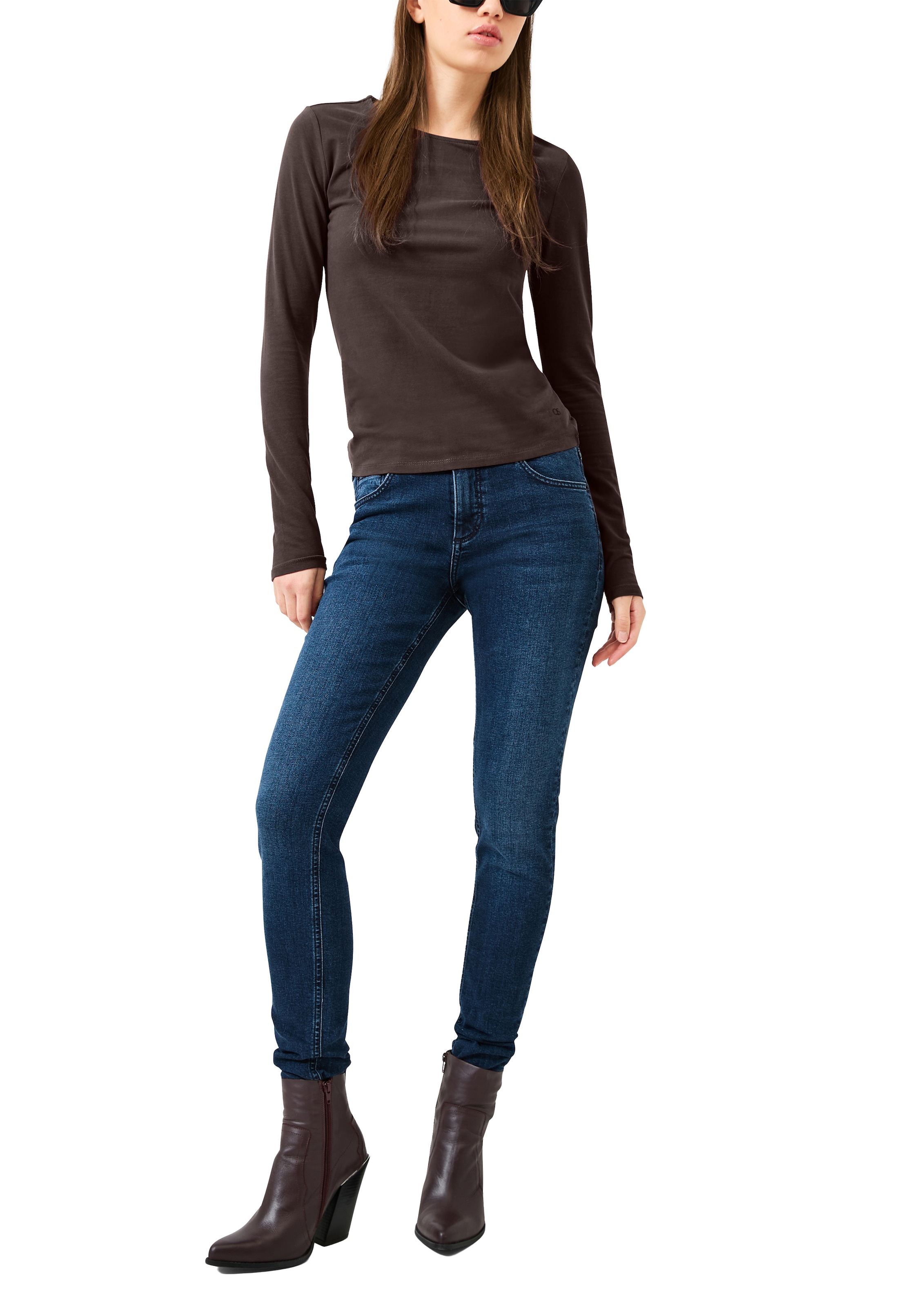 QS Langarmshirt Elastische Baumwollqualität