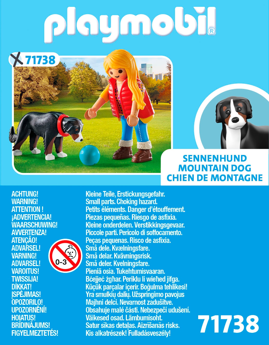 Playmobil® Jeu de construction »Frau mit Sennenhund (71738), Playmobil My Life«