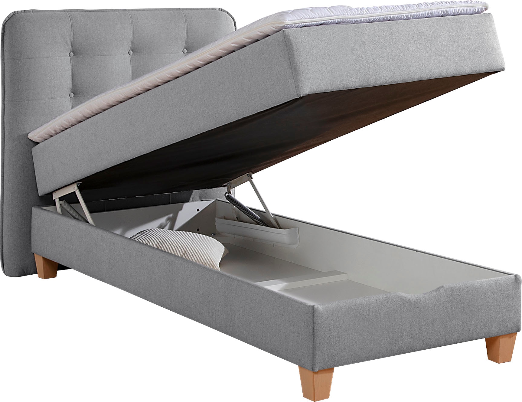 Home affaire Lit de boxe comprend surmatelas en mousse froide et coffre de lit