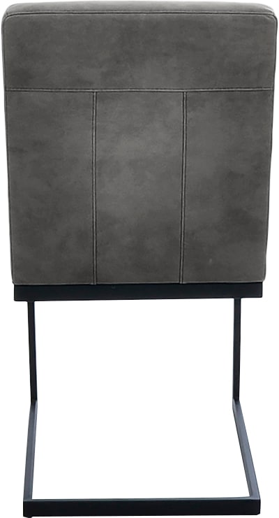 K+W Komfort & Wohnen Chaise de salle à manger »Freischwinger« () 1 cuisChâssis cantilever en tube carré noir, grand confort d'assise