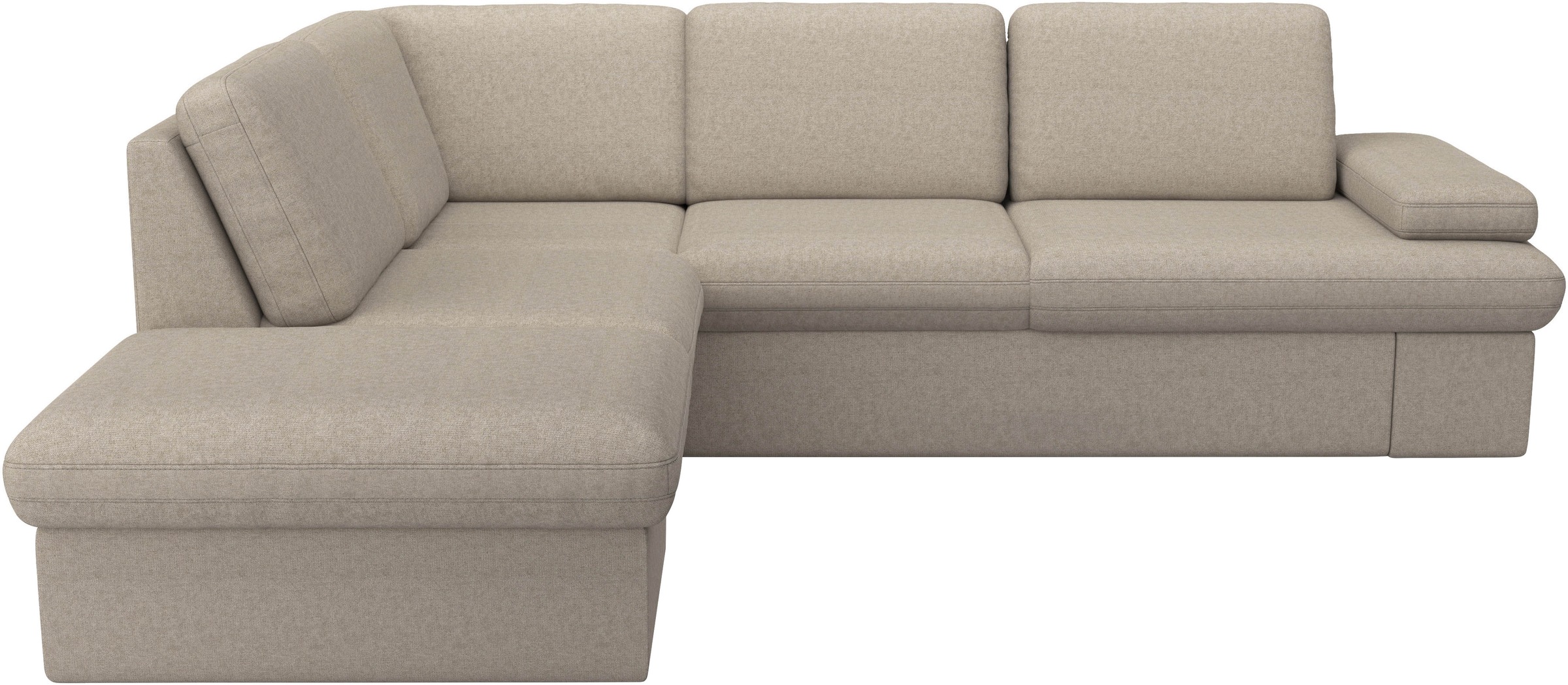 sit&more Ecksofa »Moreno L-Form, B: 238 cm« mit Armteilverstellung, optional Bettfunktion
