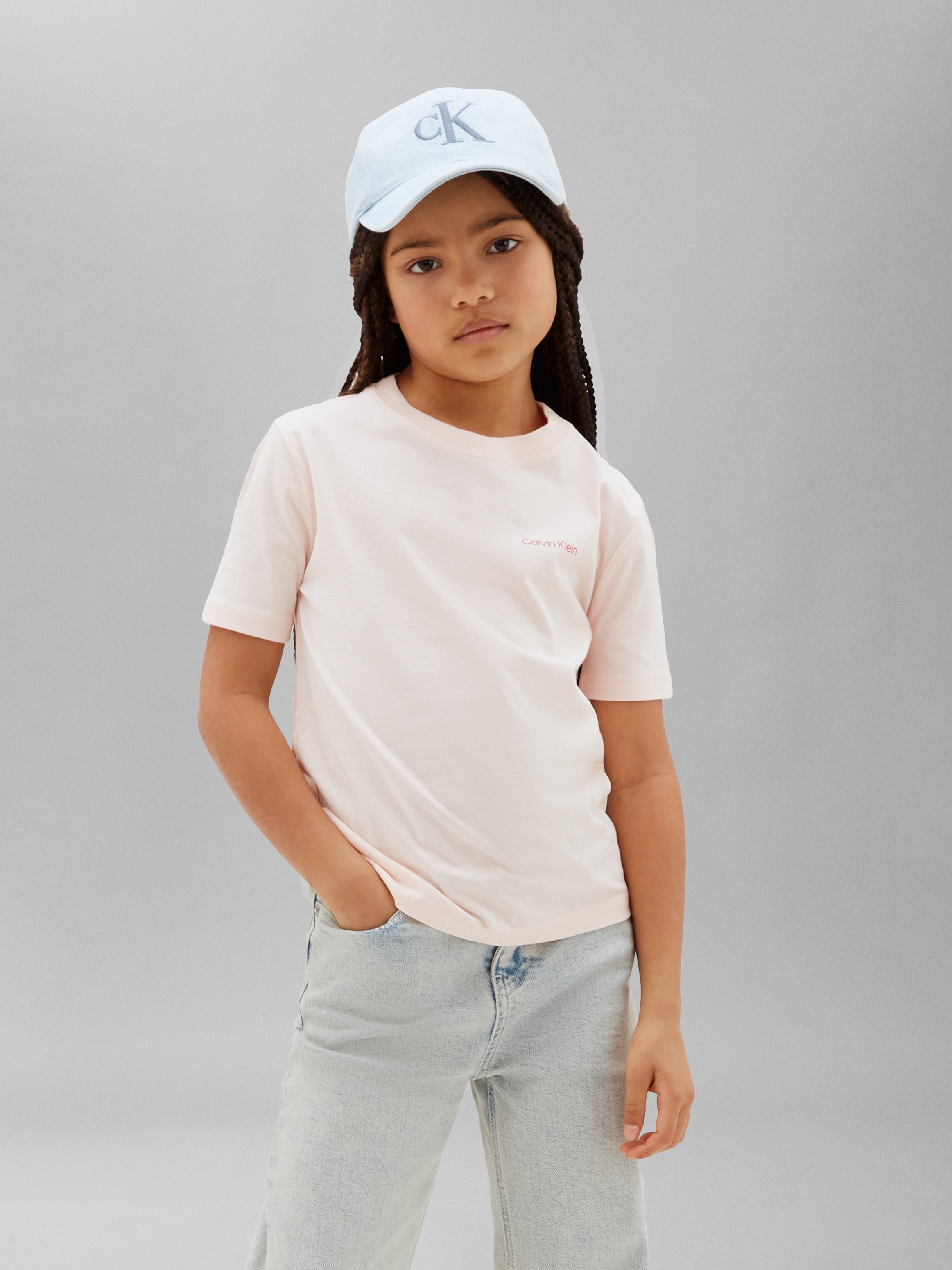 Calvin Klein Jeans T-shirt »SMALL CHEST INST.LOGO SS T-SHIRT« Regular fit, Logoschriftzug