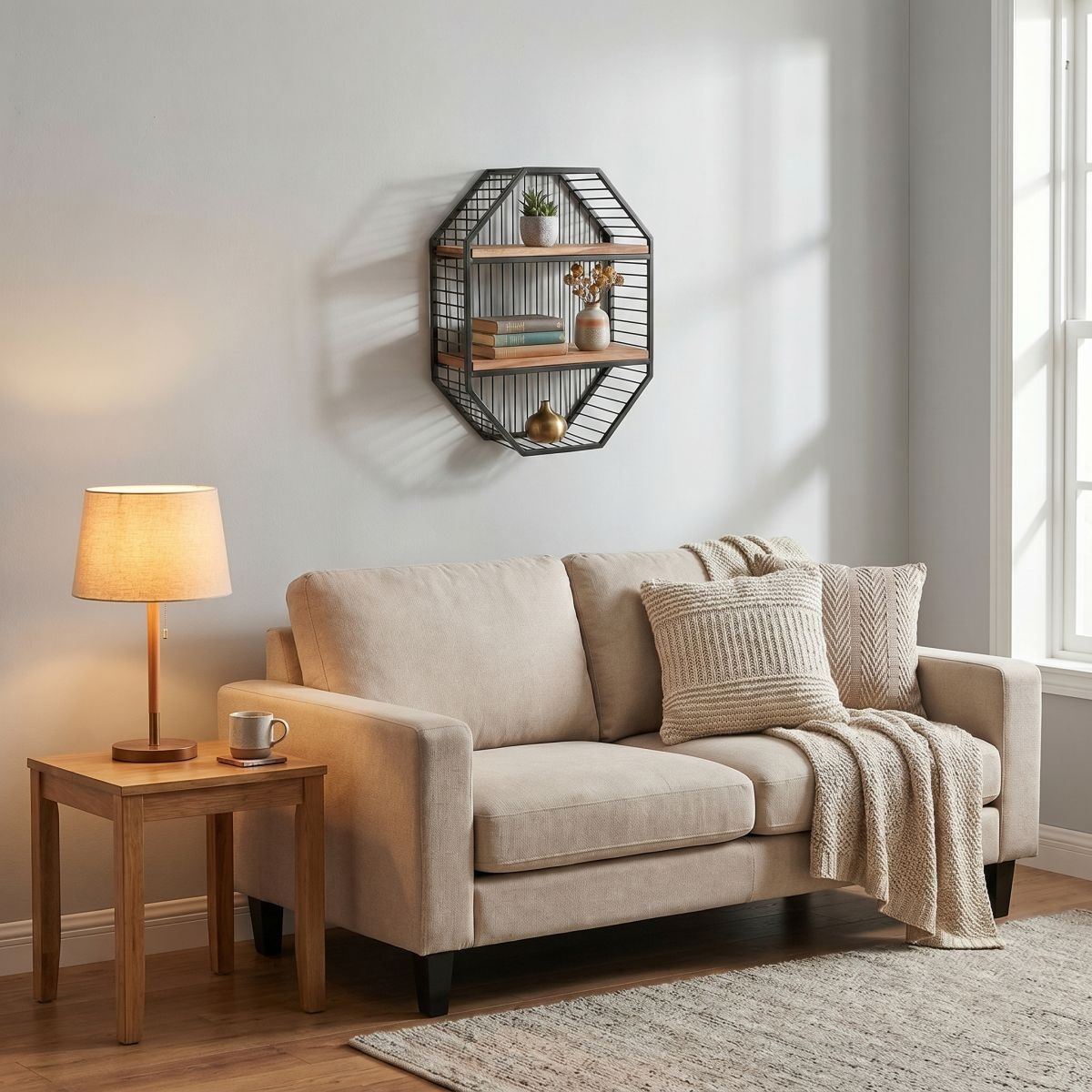 Ambiente Haus Étagère murale »Urban Wandregal - (H) 60cm« 1 cuis tlg.
