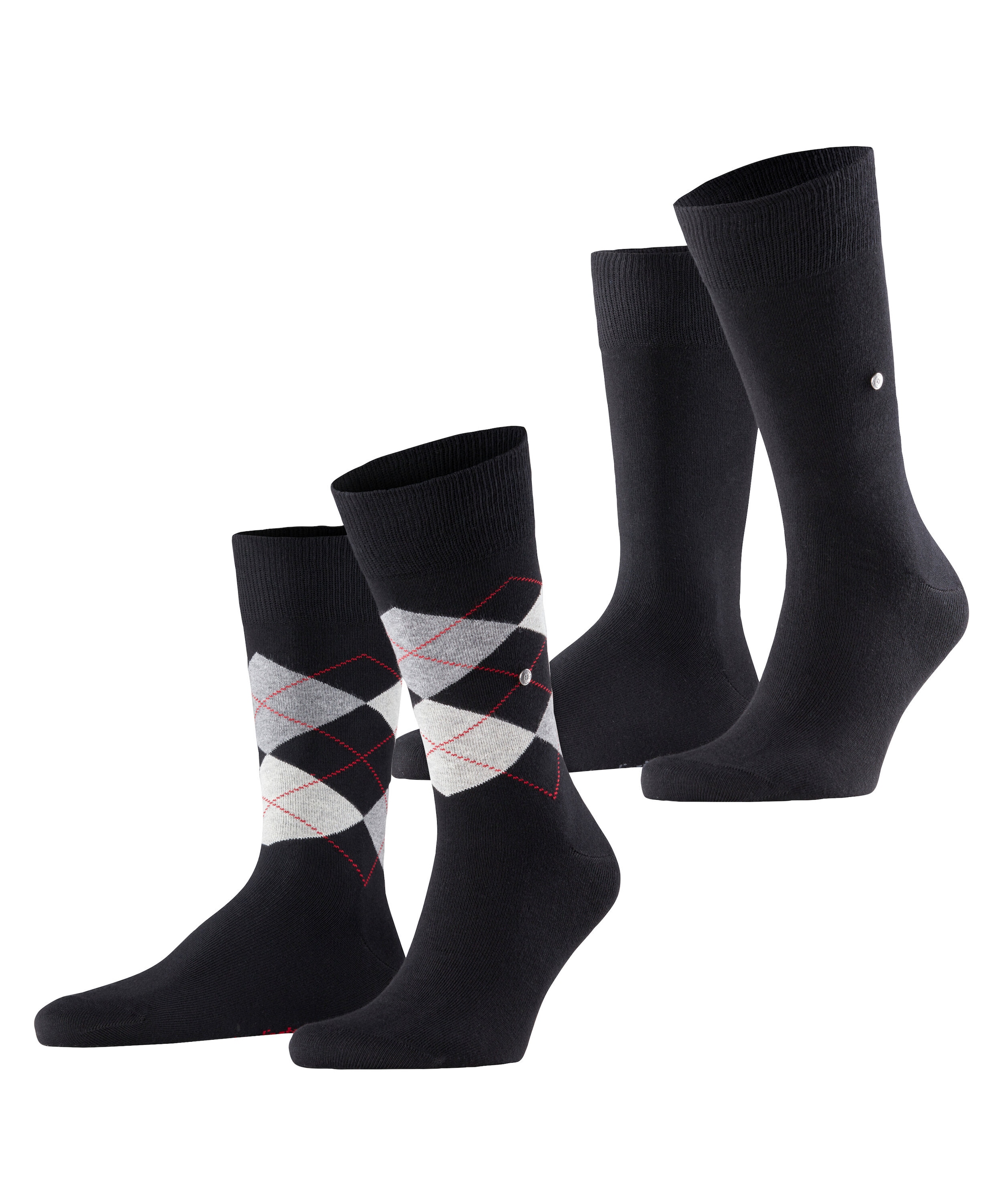 Burlington Socken »Everyday Argyle Mix« 2 Paar,  atmungsaktiv, Einheitsgrösse 40-46, Argyle-Muster