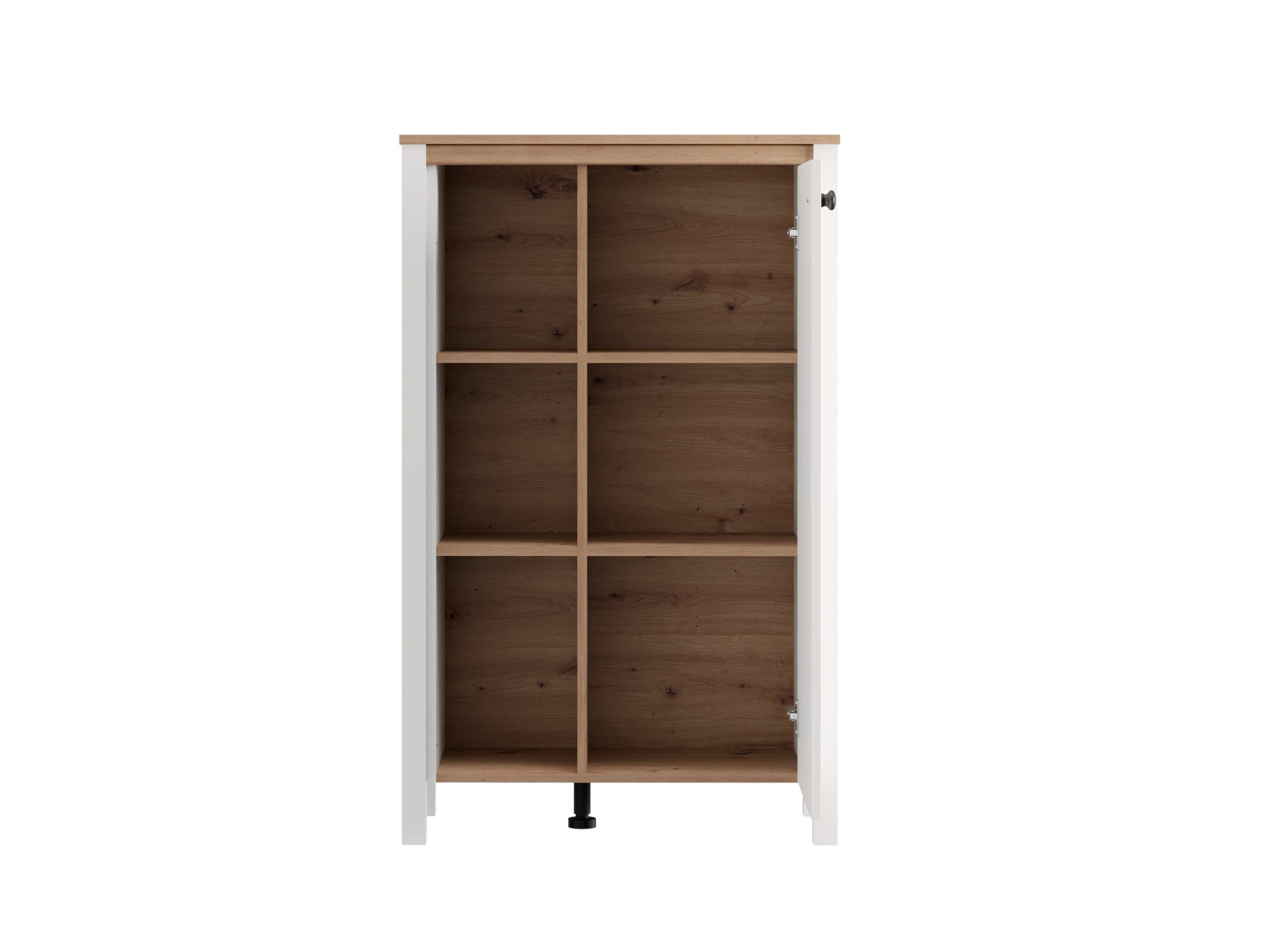 Home affaire Buffet haut »BEDFORD, Hochkommode, Vitrine, Glasvitrine, Kombi-Highboard« Profil MDF 2D recouvert, marquage à chaud